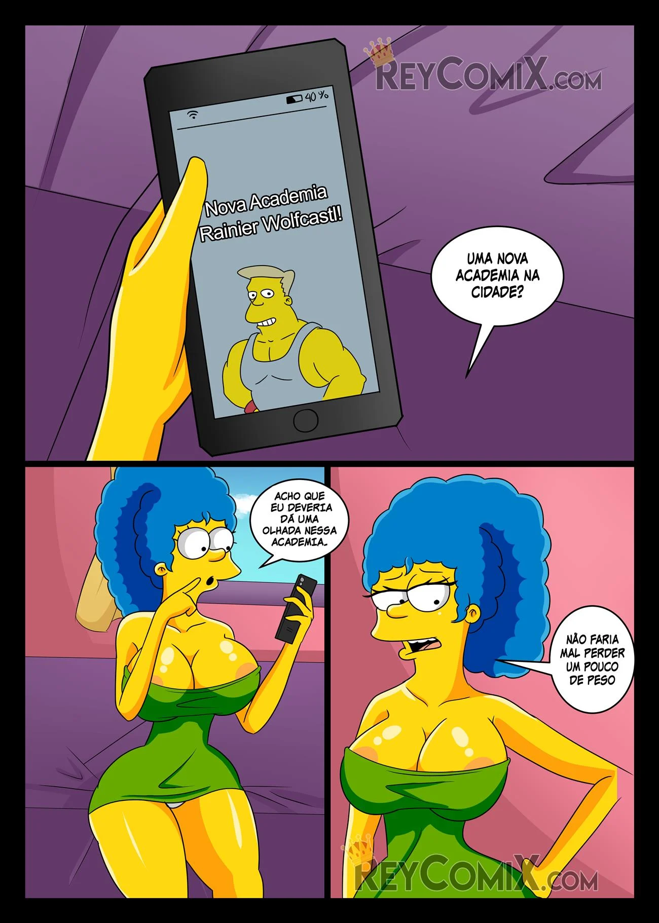 Marge na Academia &ndash; HQ Porno &ndash; Todo Traduzido