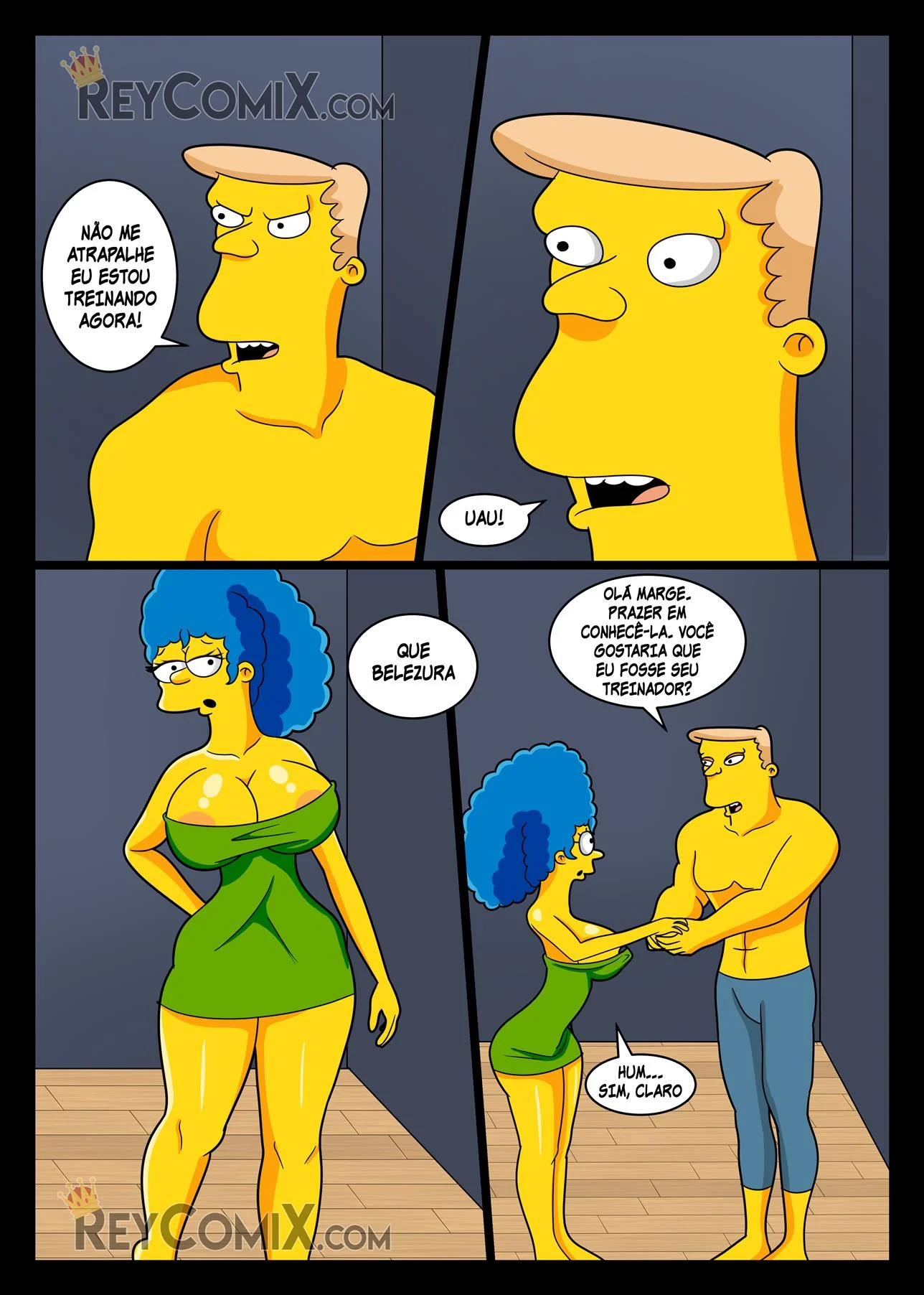 Marge na Academia &ndash; HQ Porno &ndash; Todo Traduzido
