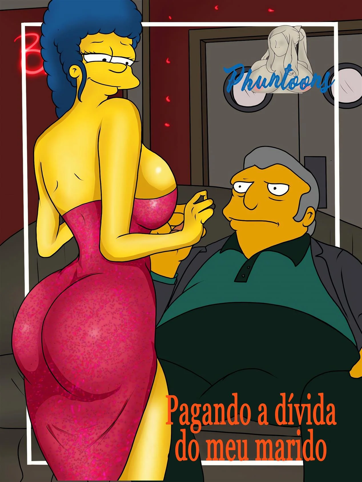Marge pagando as dividas do marido &ndash; Gozando Dentro &ndash; Ler Quadrinho Porno PT-BR