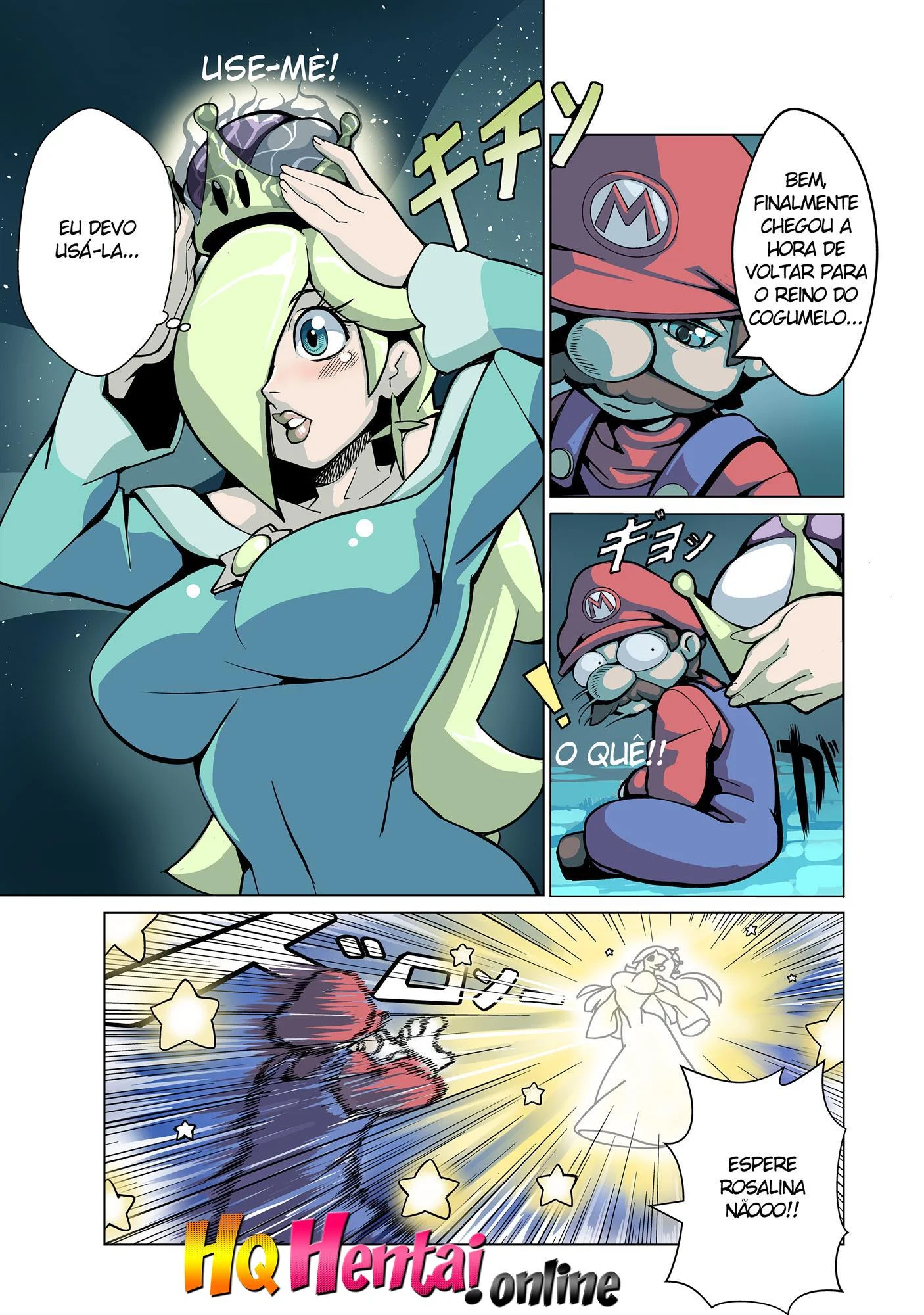 Mario fodendo Rosalina &ndash; Gozando Dentro &ndash; Tradu&ccedil;&atilde;o Nacional