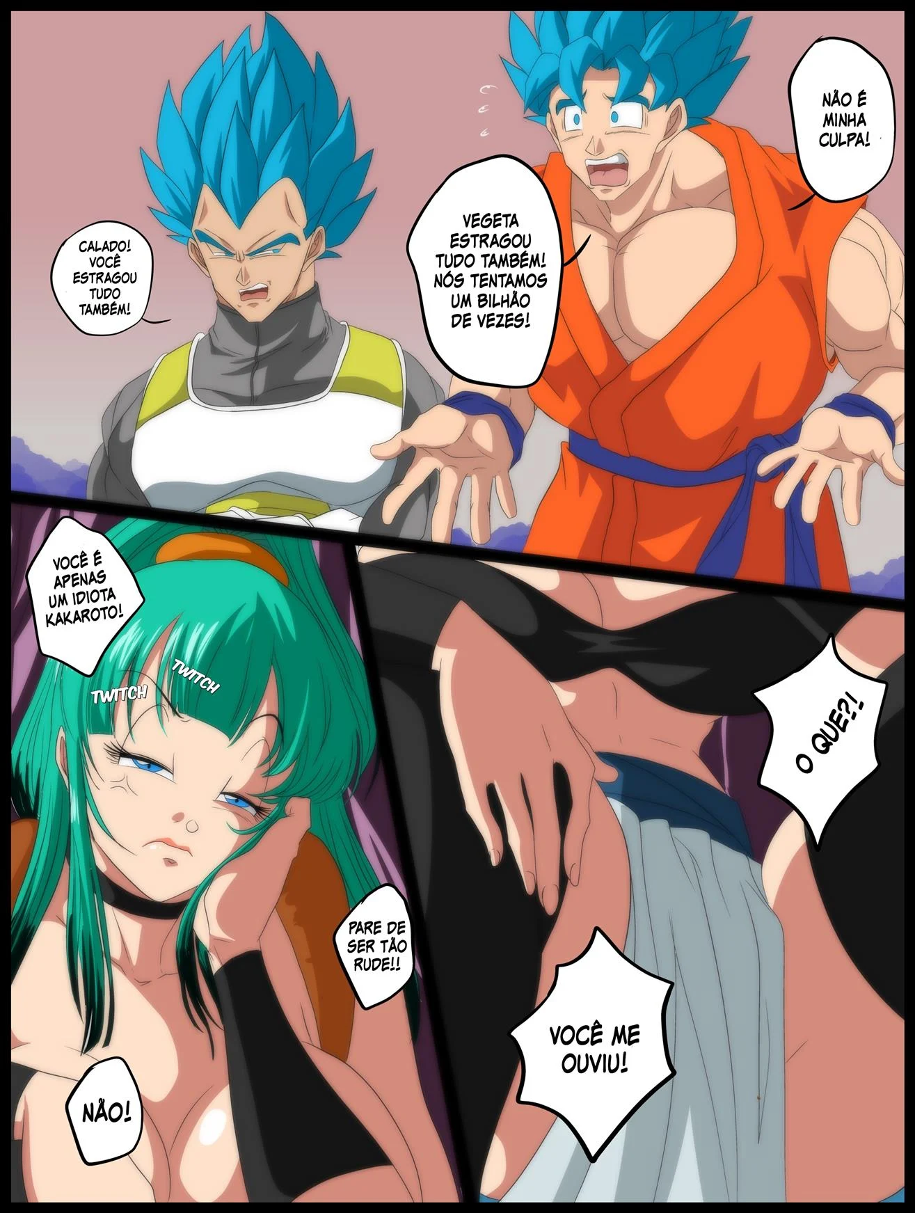 M&eacute;nage Saiyajin &ndash; MILF &ndash; Quadrinho em Portugu&ecirc;s PT-BR
