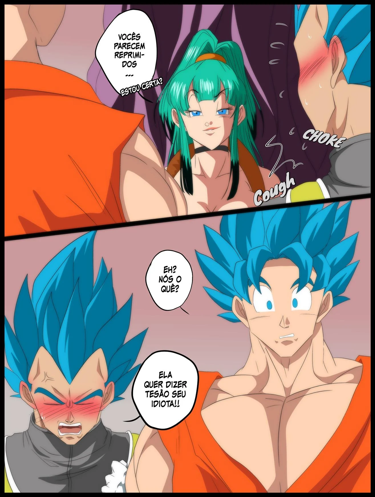 M&eacute;nage Saiyajin &ndash; MILF &ndash; Quadrinho em Portugu&ecirc;s PT-BR