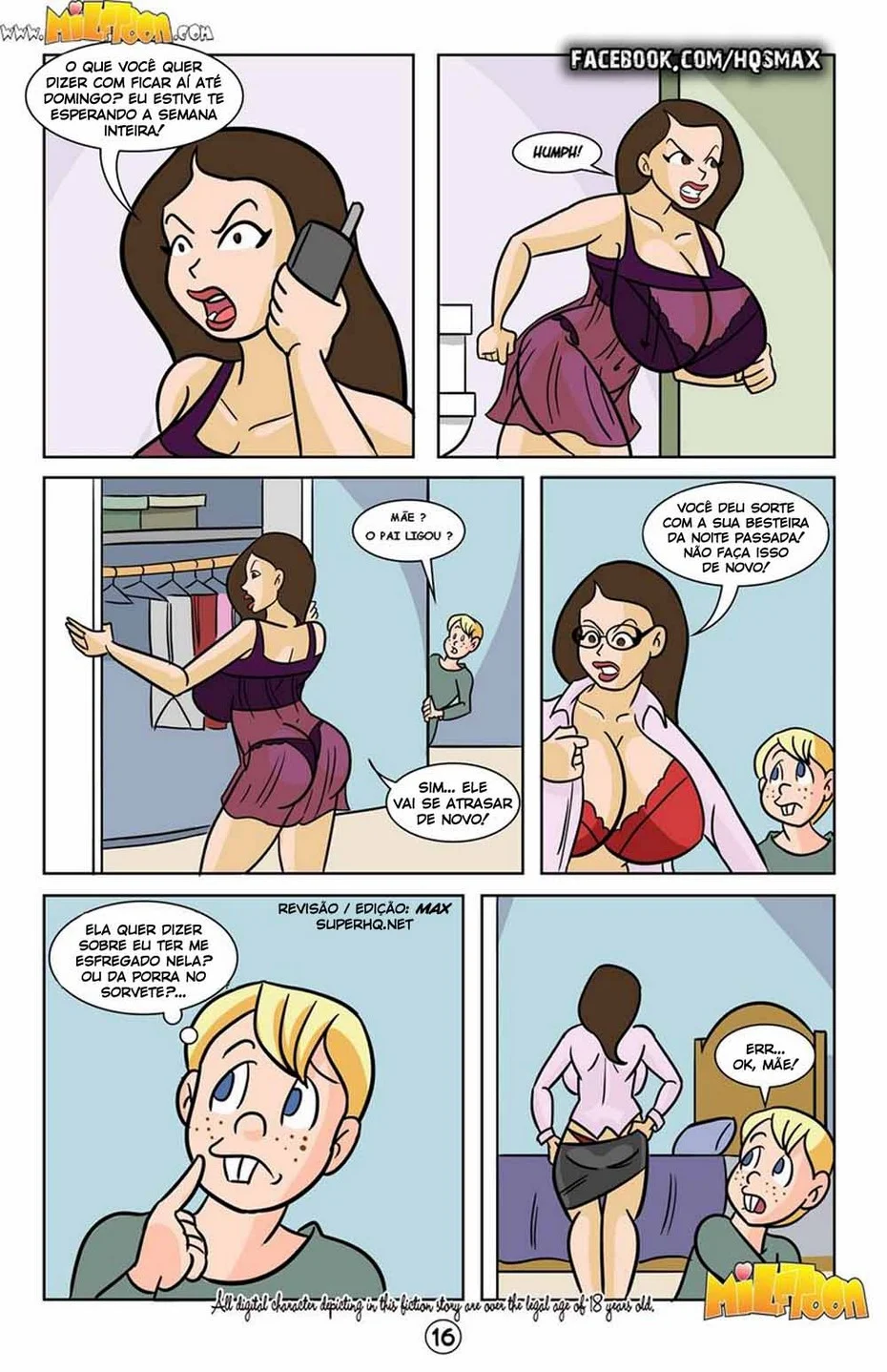 Milfton sexo incesto: Filho fudendo mamae – MilfToon – Em Português