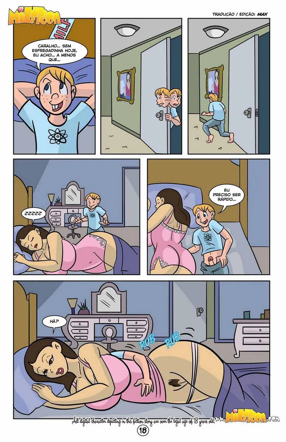 Milfton sexo incesto: Filho fudendo mamae – MilfToon – Em Português