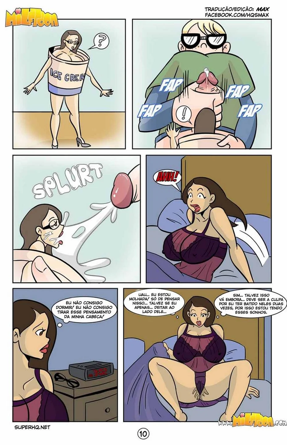 Milfton sexo incesto: Filho fudendo mamae – MilfToon – Em Português