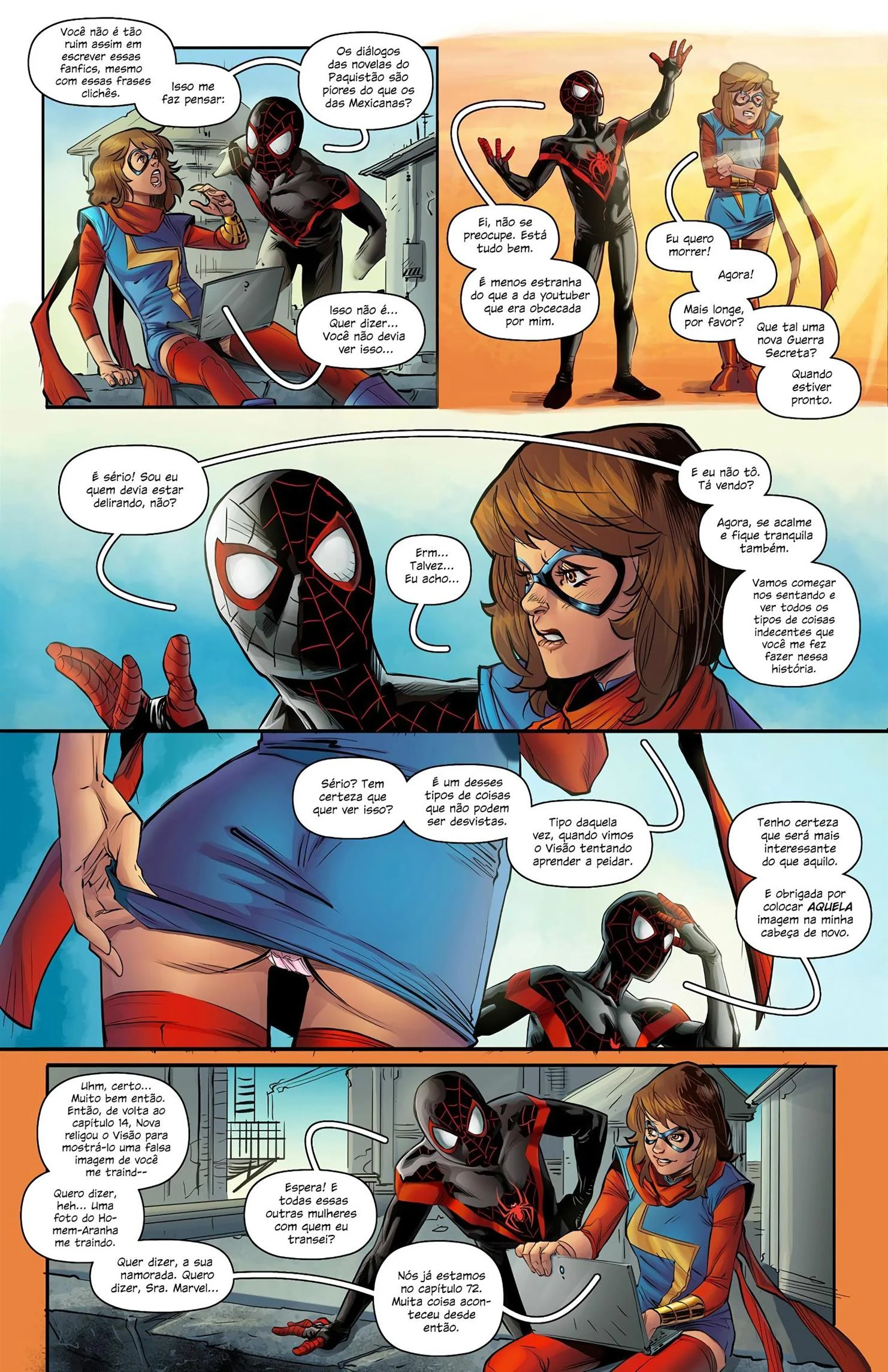 Ms. Marvel e Homem – Homem Aranha Pornô – Em Português Ms. Marvel e Homem – Homem Aranha Pornô – Em Português