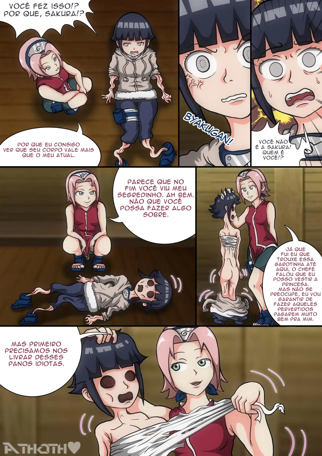 Na pele das kunoichis – Boquete – Completo Na pele das kunoichis – Boquete – Completo