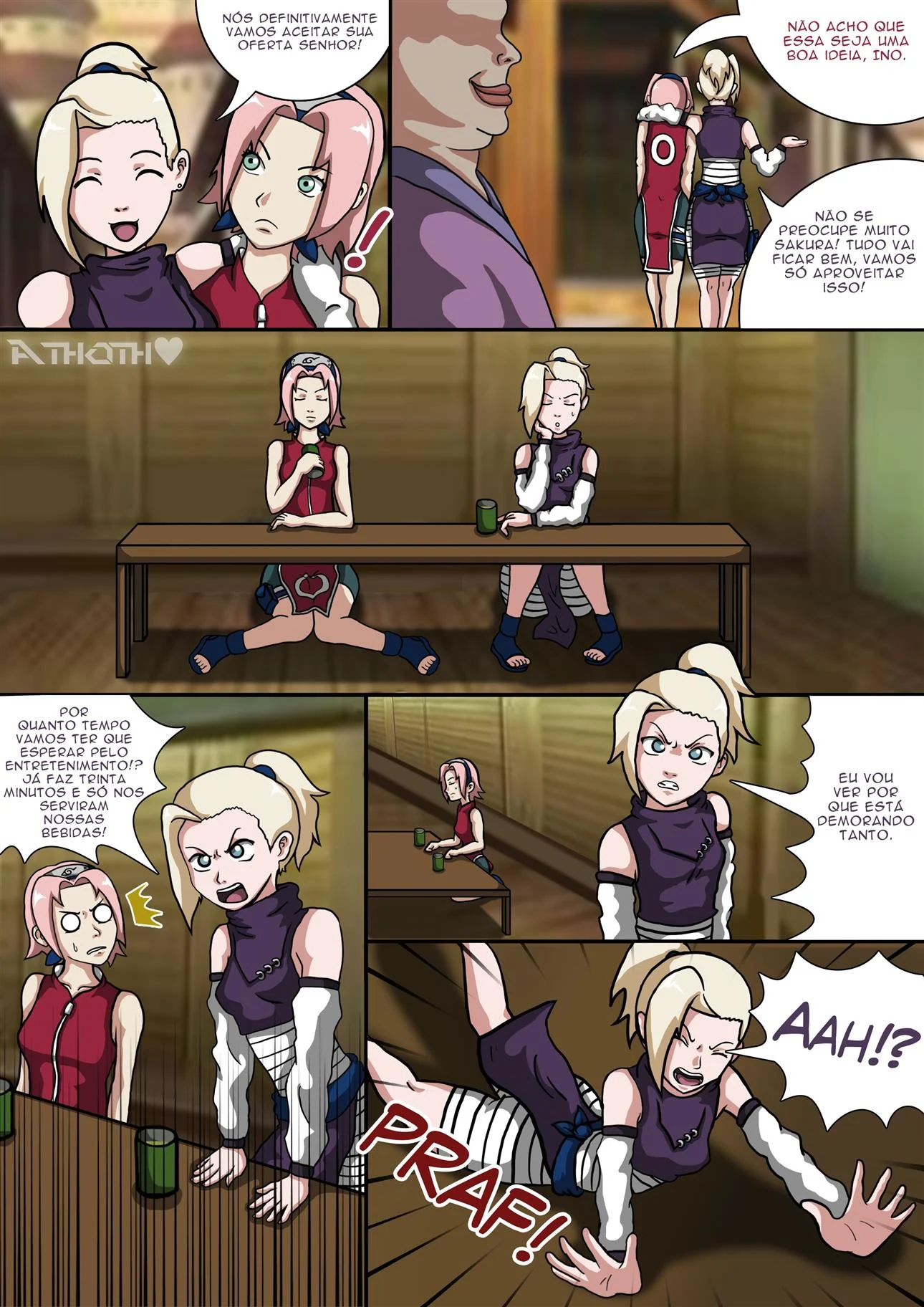 Na pele das kunoichis – Boquete – Completo Na pele das kunoichis – Boquete – Completo