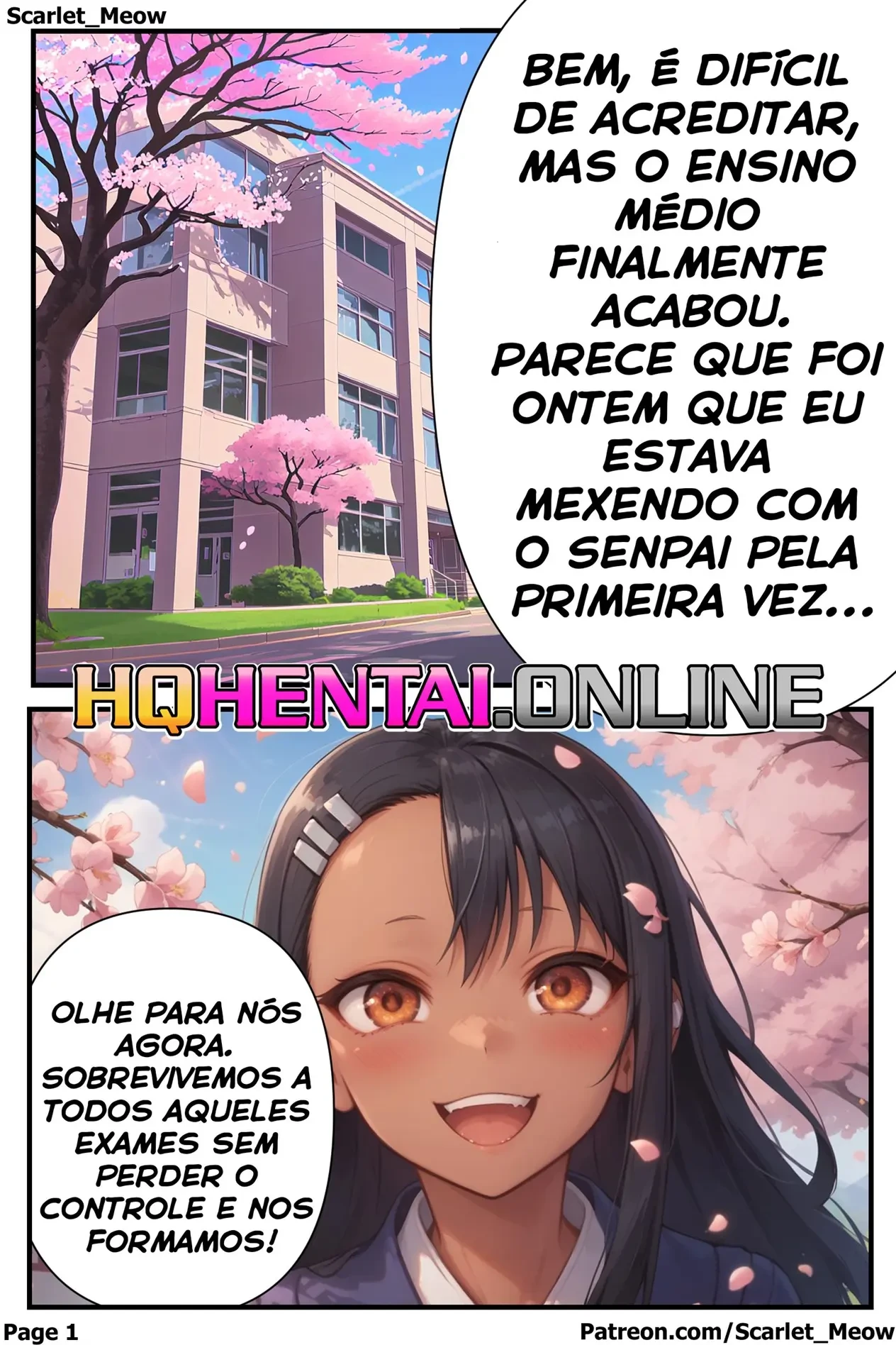Nagatoro na Faculdade &ndash; Bund&atilde;o &ndash; Ler Quadrinho Porno PT-BR