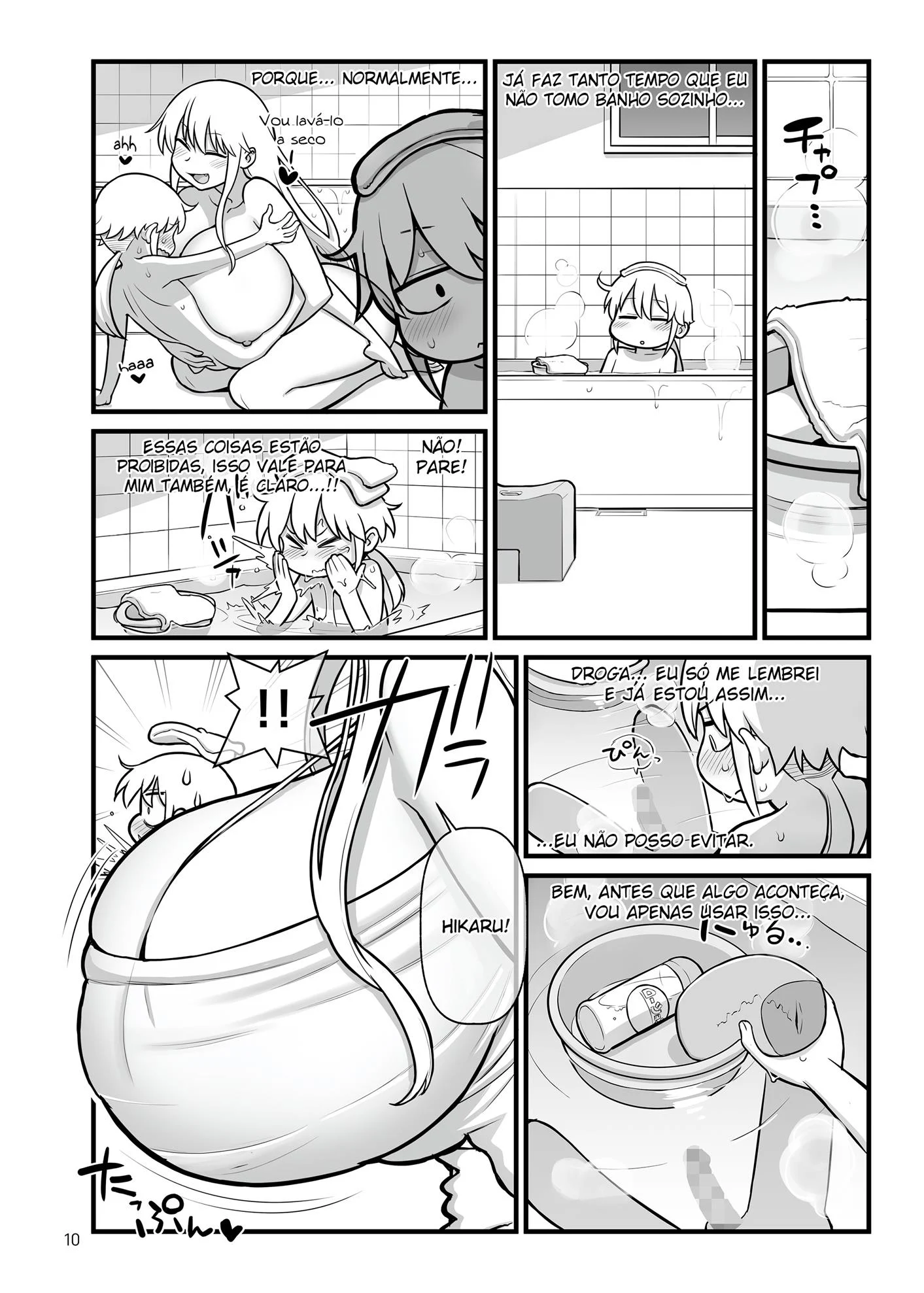 Namorada peituda insaci&aacute;vel &ndash; Doujin &ndash; Todo em PT-BR