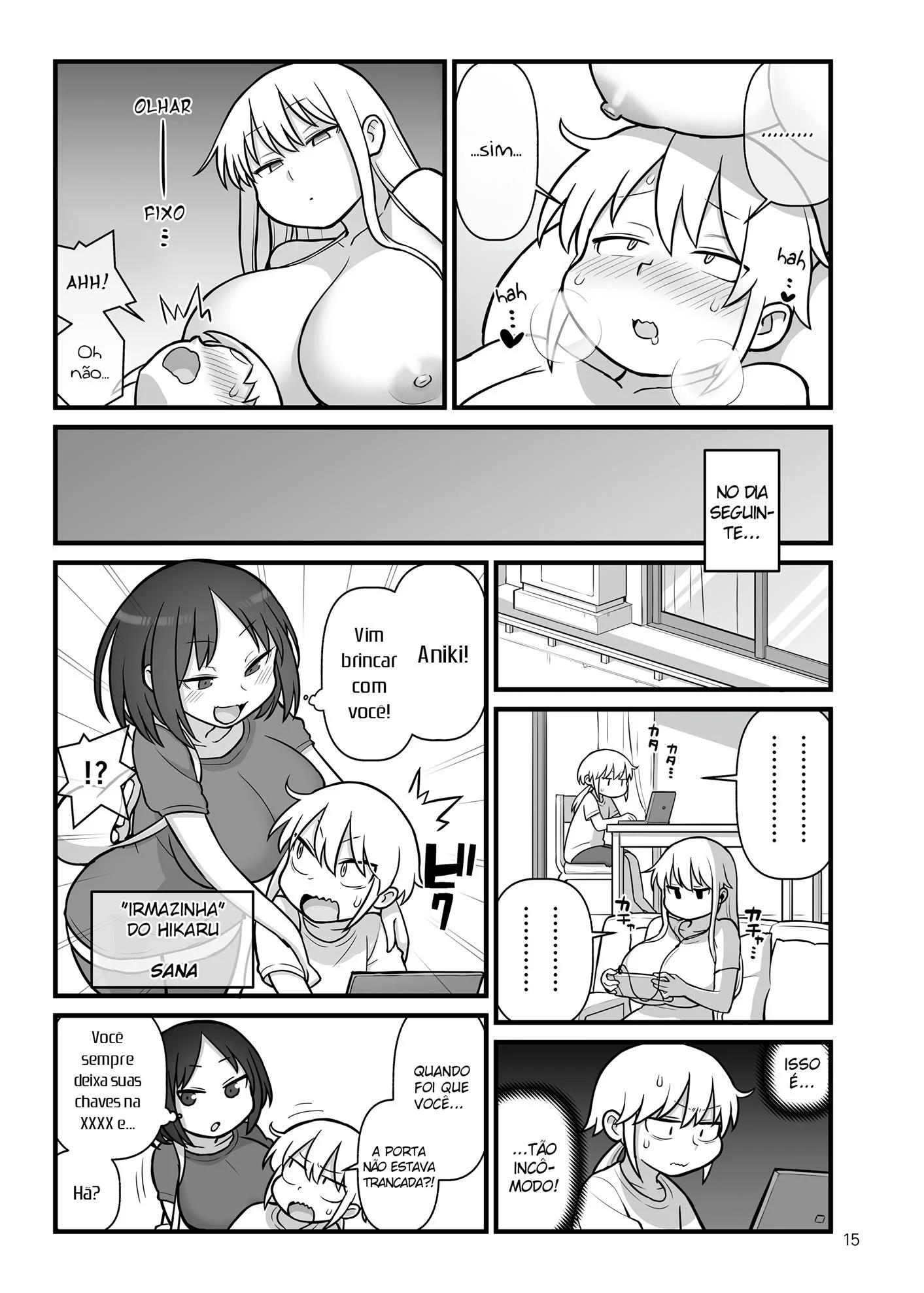 Namorada peituda insaci&aacute;vel &ndash; Doujin &ndash; Todo em PT-BR