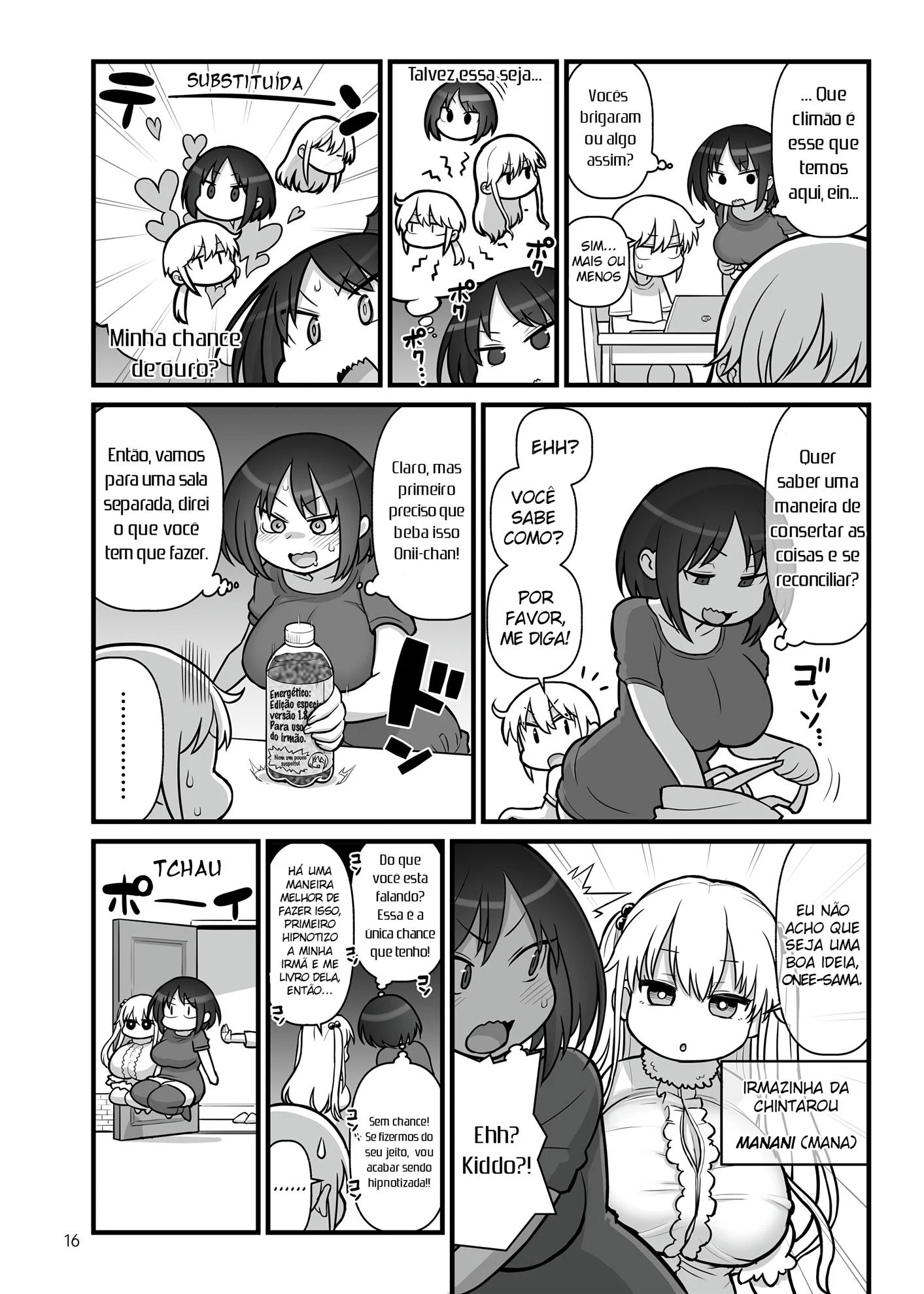 Namorada peituda insaci&aacute;vel &ndash; Doujin &ndash; Todo em PT-BR