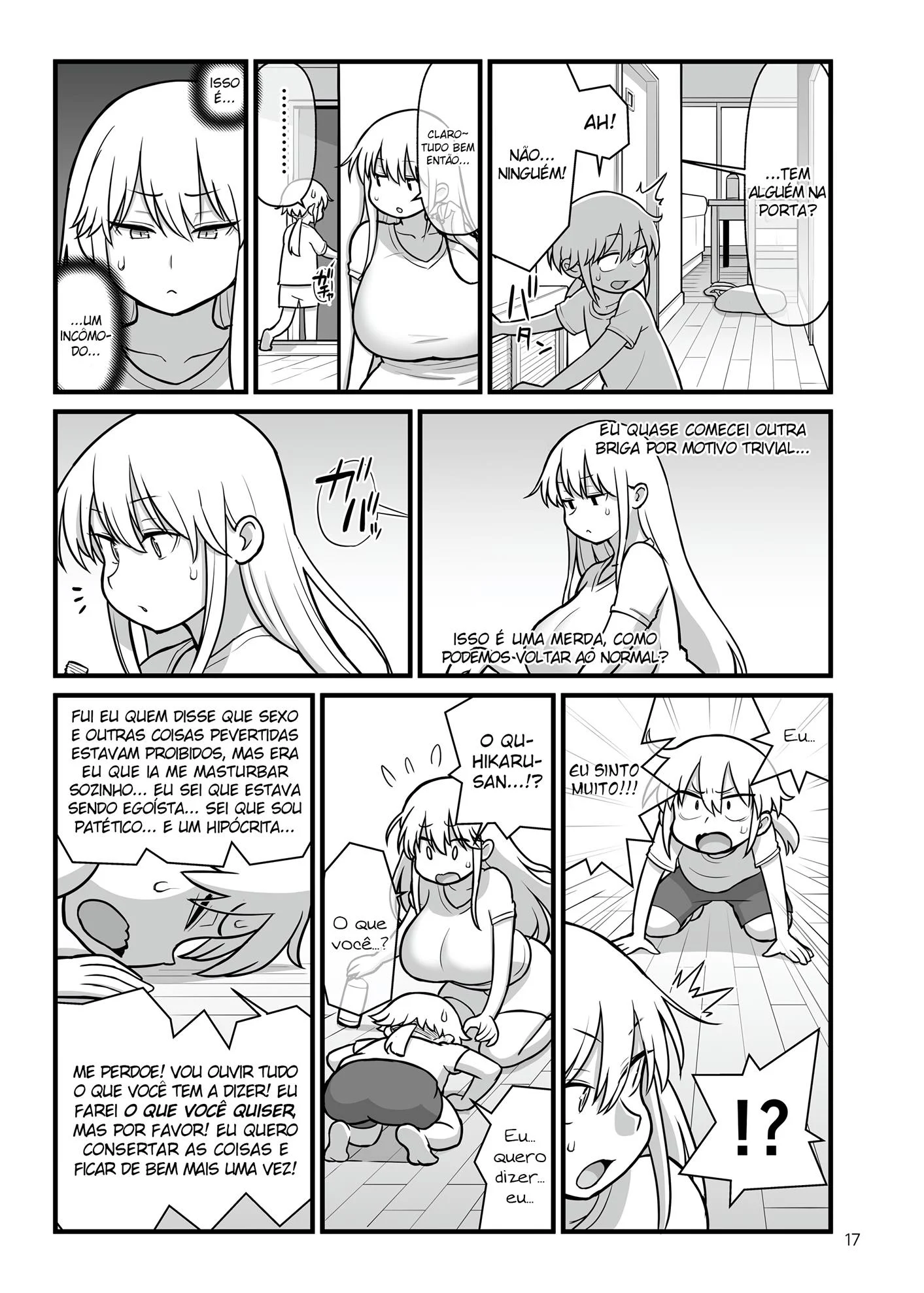 Namorada peituda insaci&aacute;vel &ndash; Doujin &ndash; Todo em PT-BR