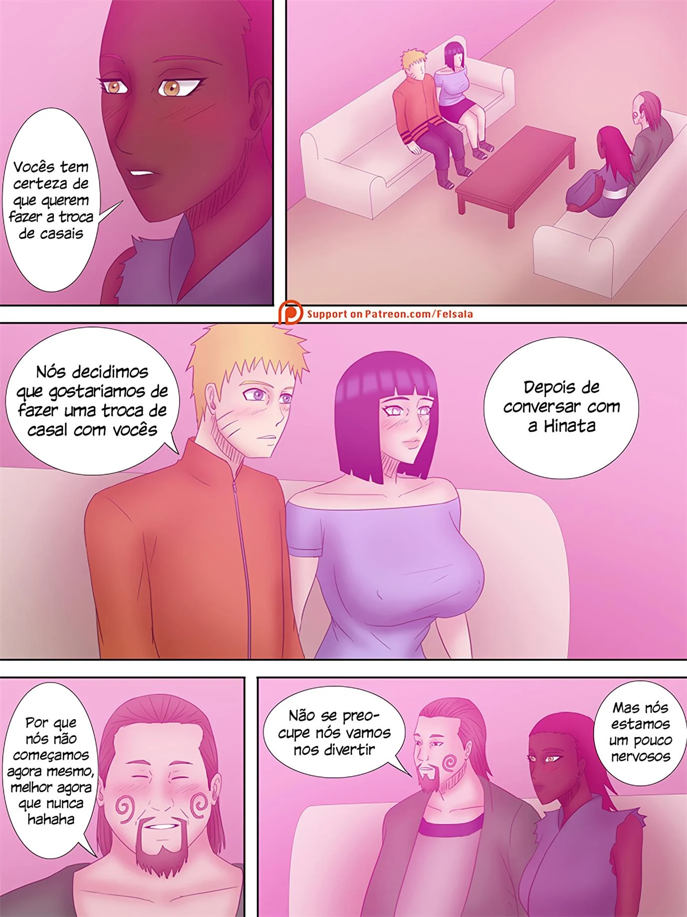 Naruto o Hokage Safado 3 &ndash; Boquete &ndash; Quadrinho em Portugu&ecirc;s PT-BR