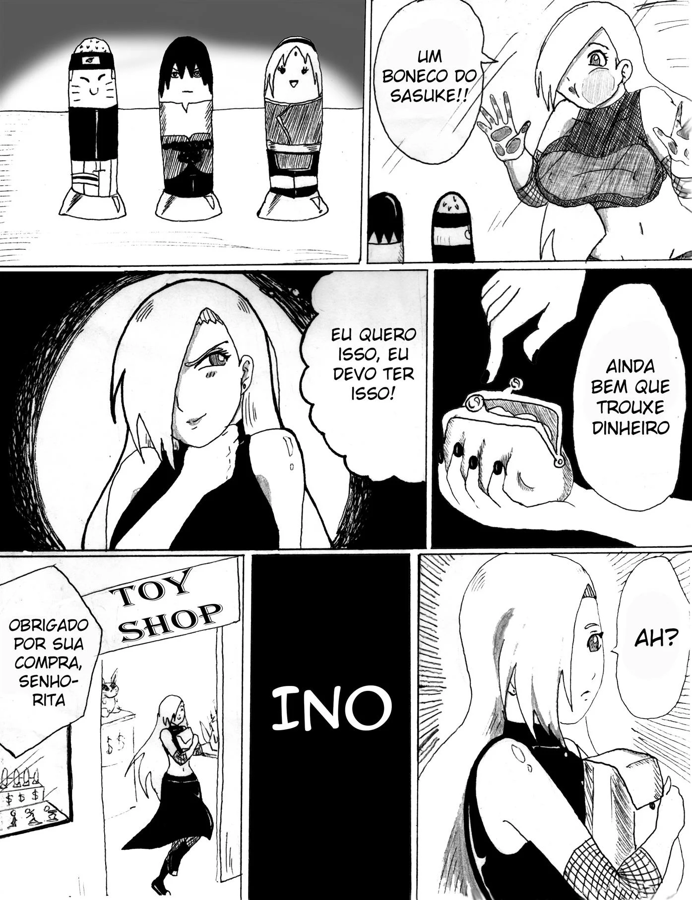 Naruto o visitante inesperado &ndash; Peit&otilde;es &ndash; Quadrinho De Sexo Em PT-BR