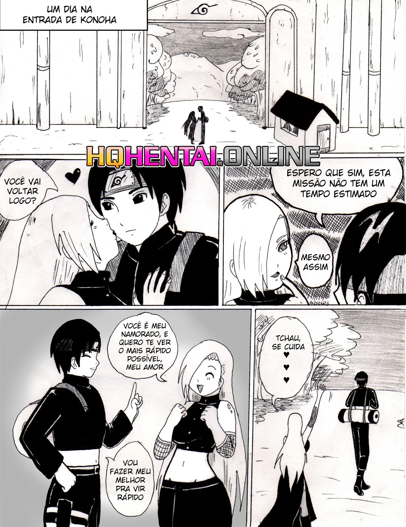 Naruto o visitante inesperado &ndash; Peit&otilde;es &ndash; Quadrinho De Sexo Em PT-BR