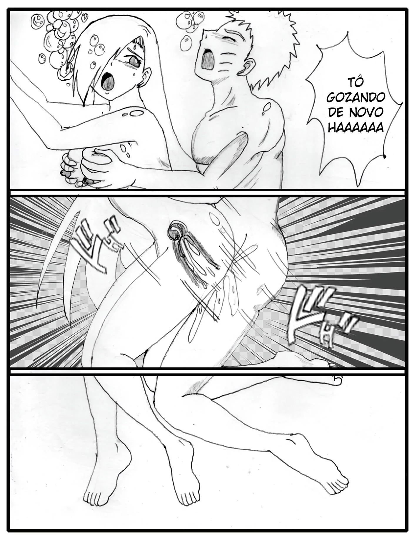 Naruto o visitante inesperado &ndash; Peit&otilde;es &ndash; Quadrinho De Sexo Em PT-BR