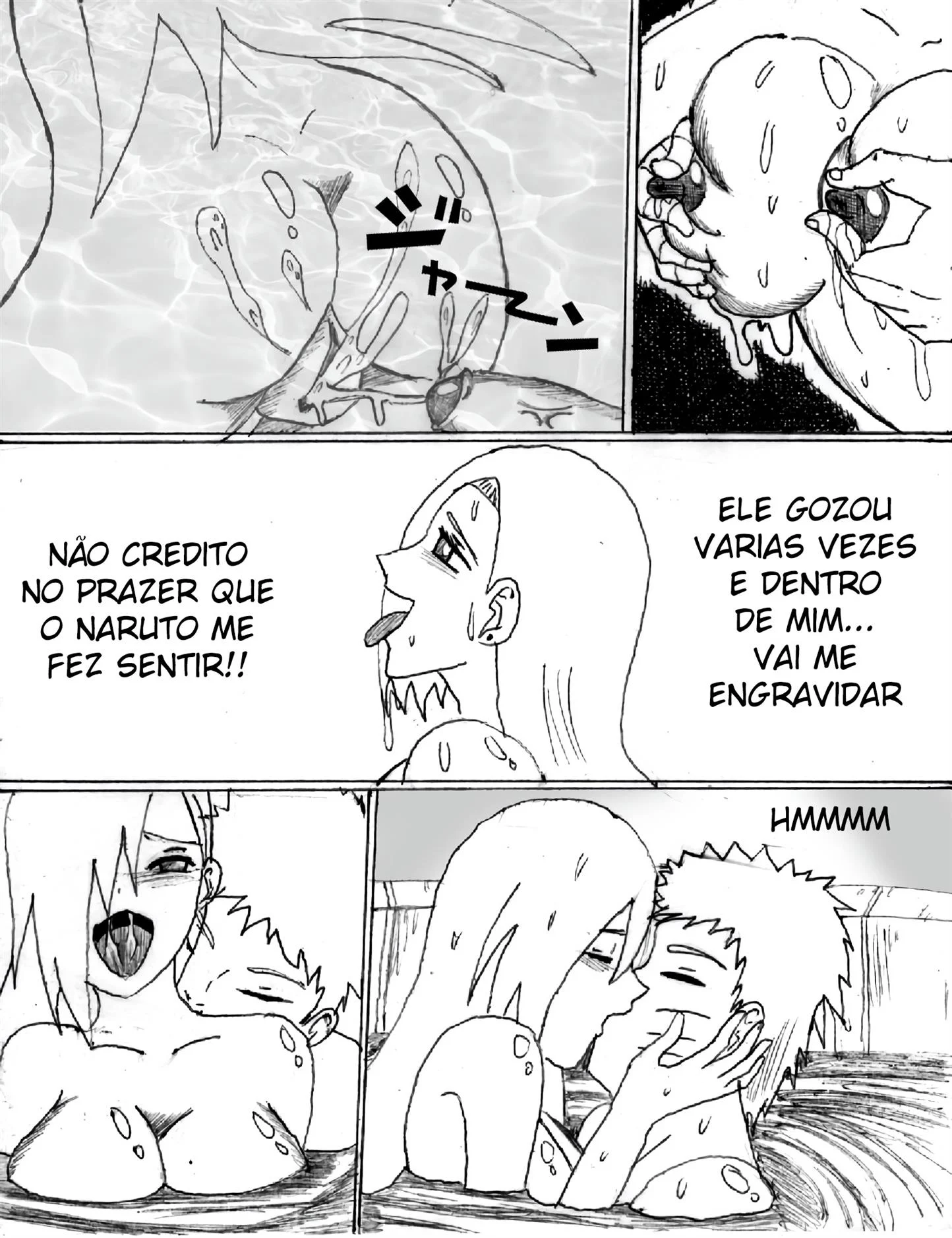 Naruto o visitante inesperado &ndash; Peit&otilde;es &ndash; Quadrinho De Sexo Em PT-BR