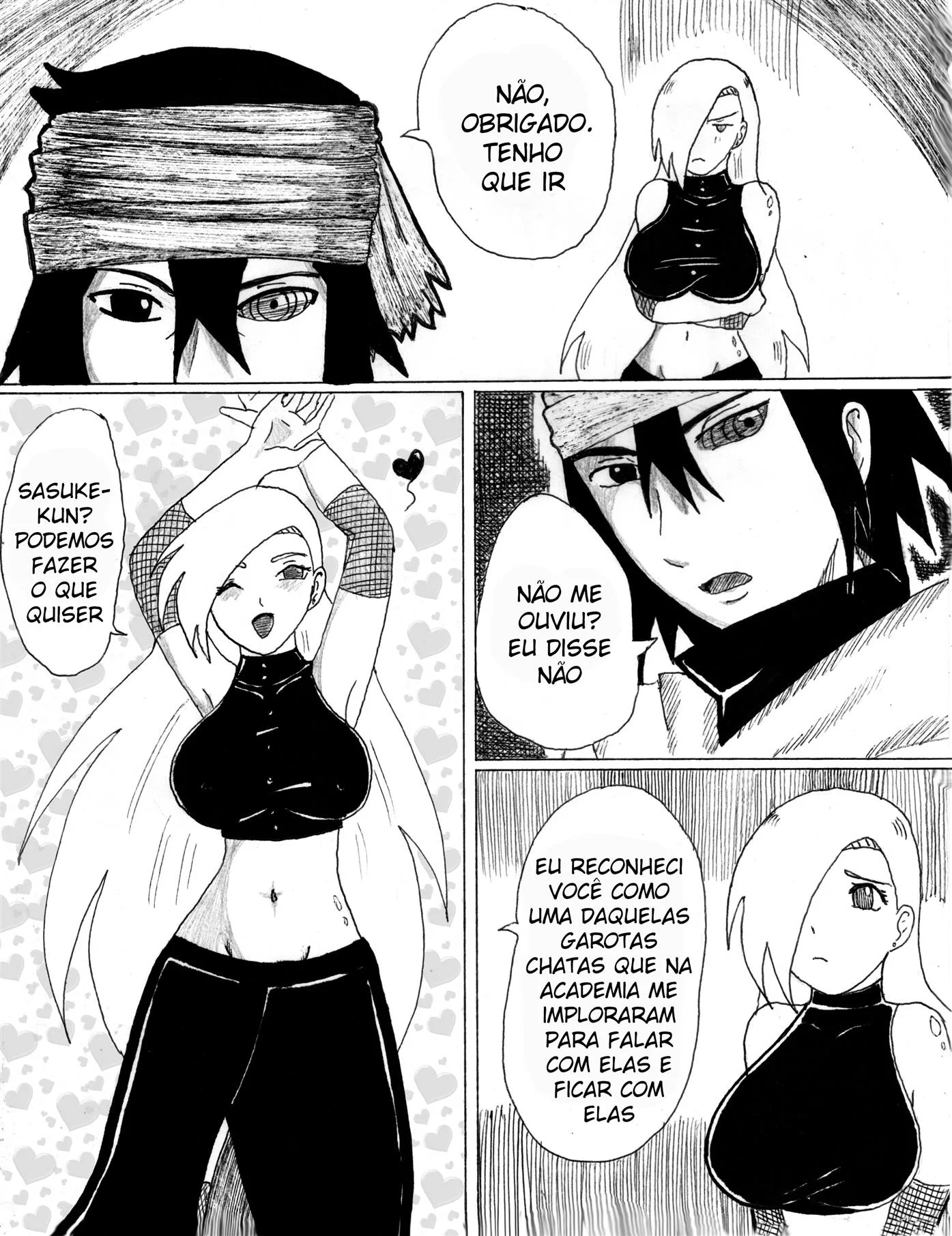 Naruto o visitante inesperado &ndash; Peit&otilde;es &ndash; Quadrinho De Sexo Em PT-BR