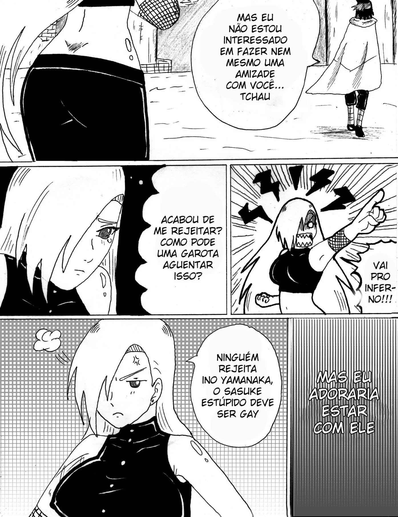 Naruto o visitante inesperado &ndash; Peit&otilde;es &ndash; Quadrinho De Sexo Em PT-BR