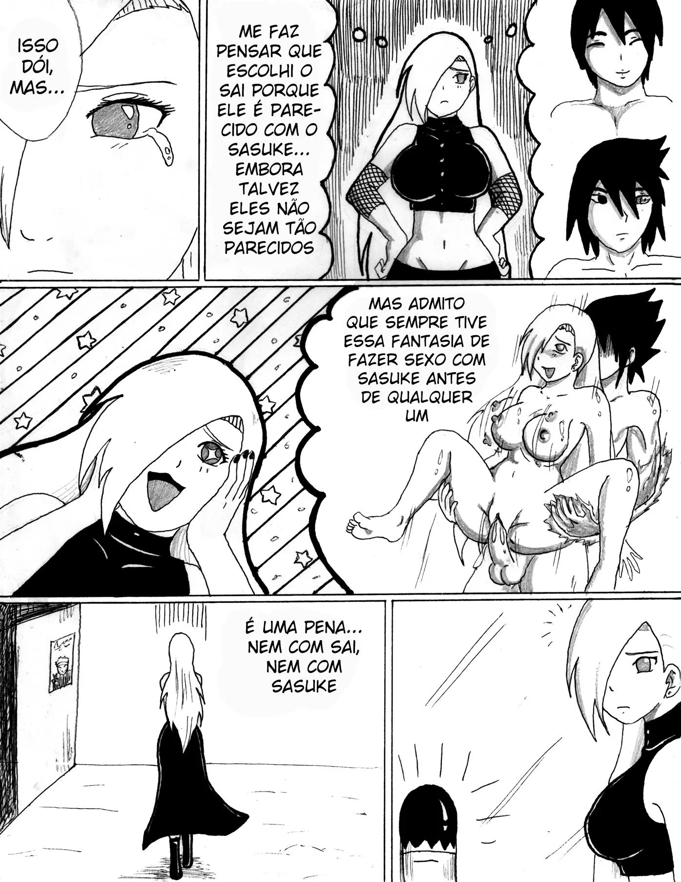 Naruto o visitante inesperado &ndash; Peit&otilde;es &ndash; Quadrinho De Sexo Em PT-BR