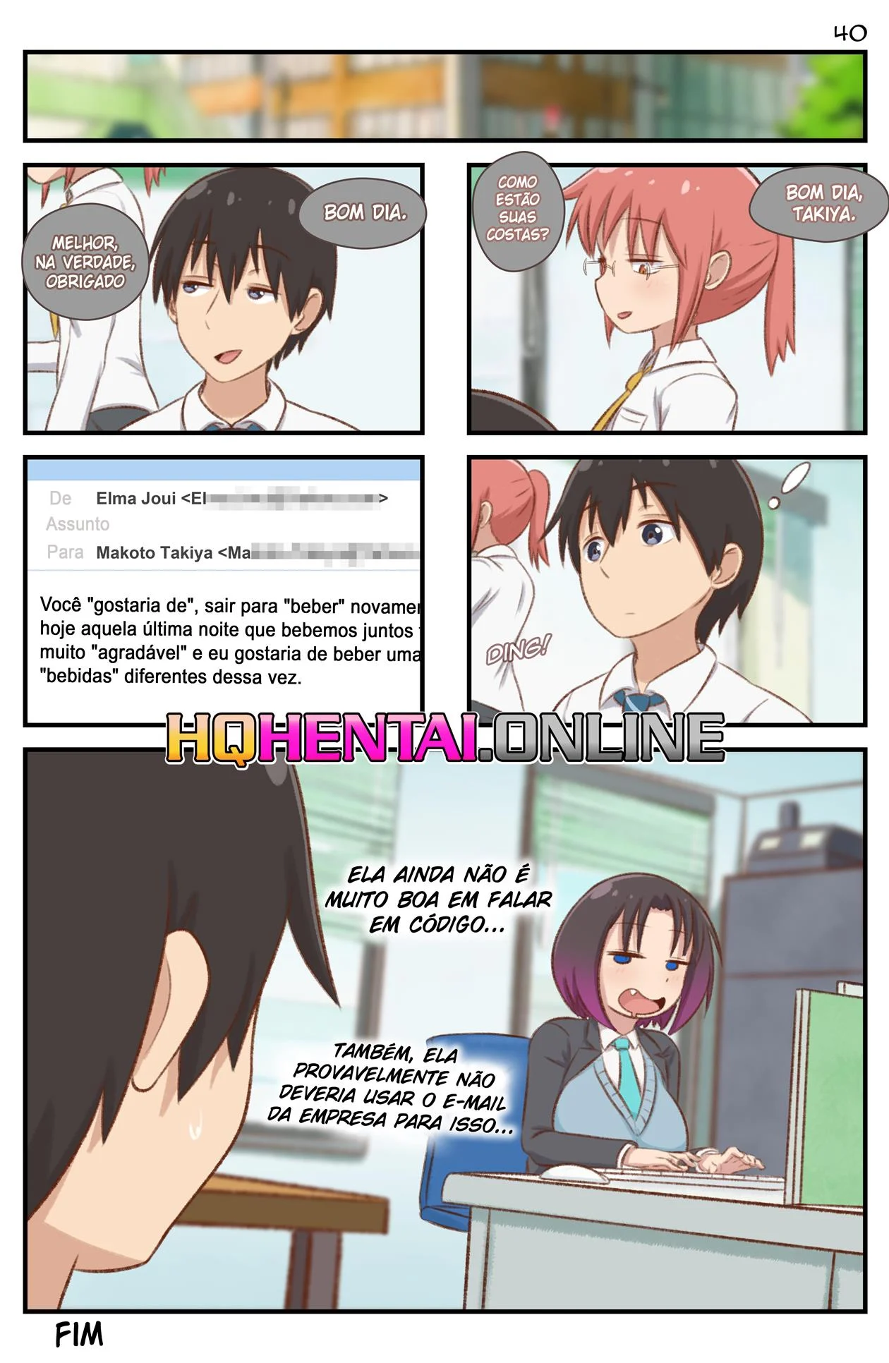 Noite de Sexo com a Elma &ndash; Manga Hentai &ndash; Quadrinho em Portugu&ecirc;s PT-BR