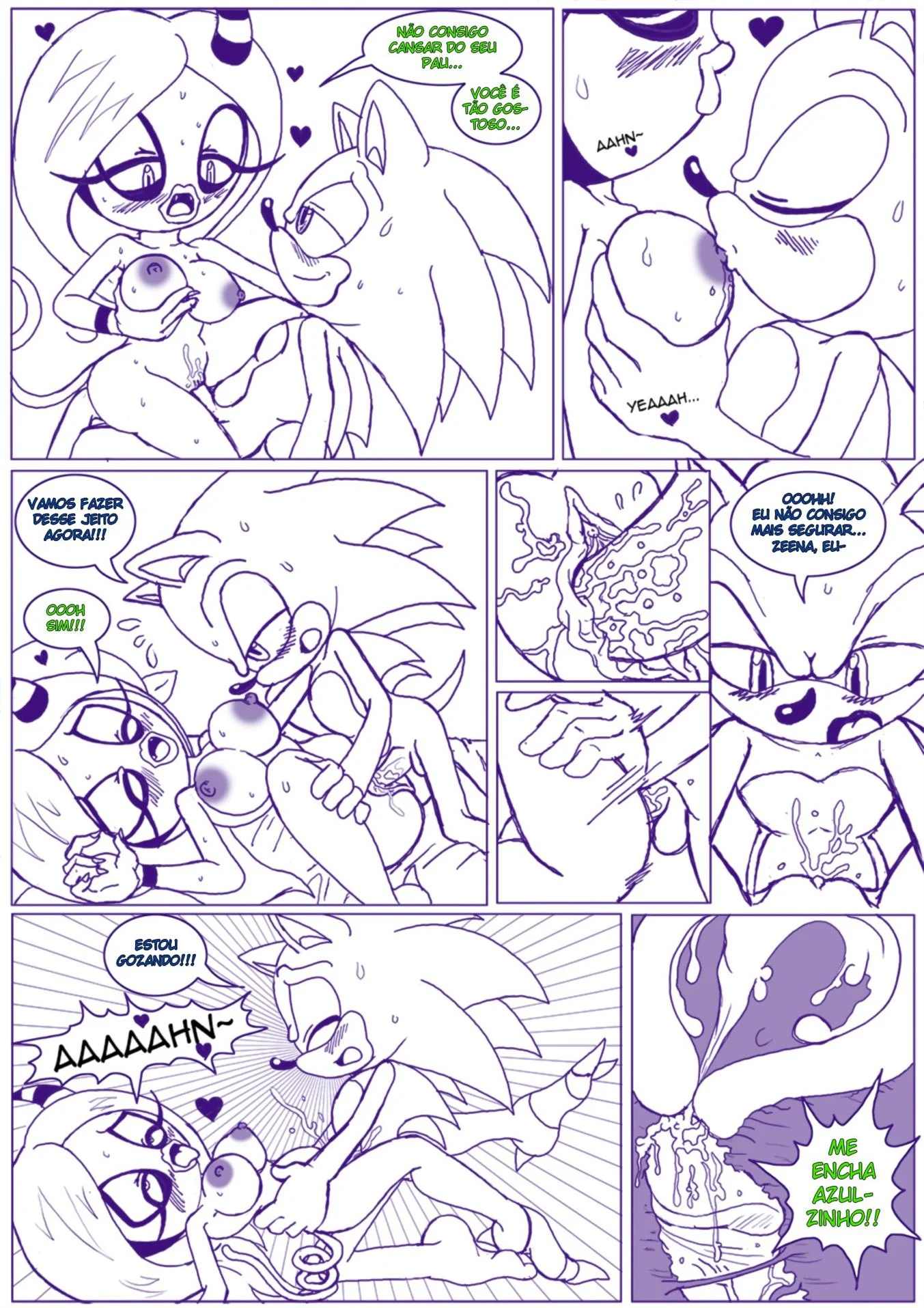 Noite de sexo do Sonic – Sonic Hentai – Completo Noite de sexo do Sonic – Sonic Hentai – Completo