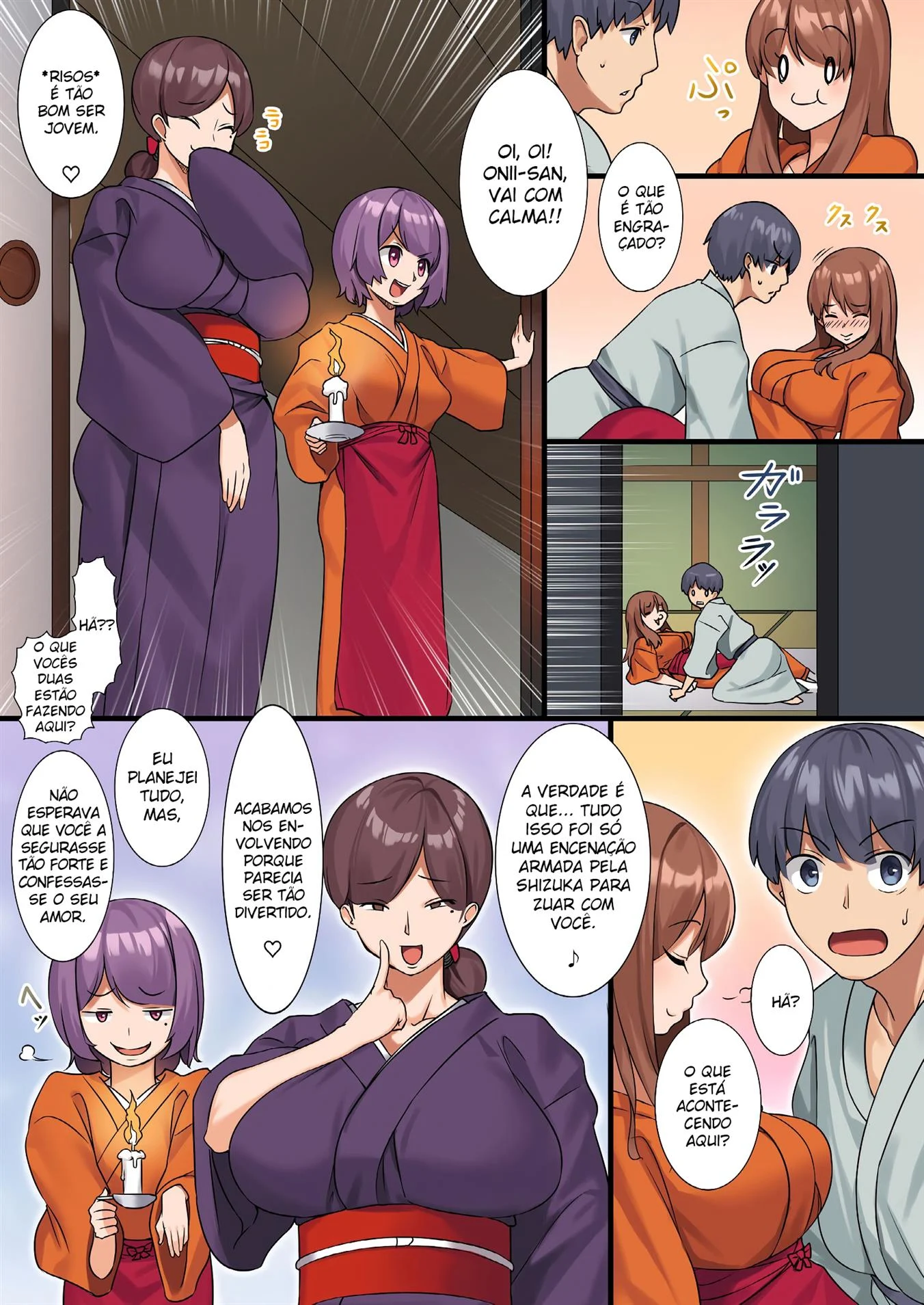 Noite de sexo no hotel das fontes termais – Sexo Grupal – Tradução Nacional