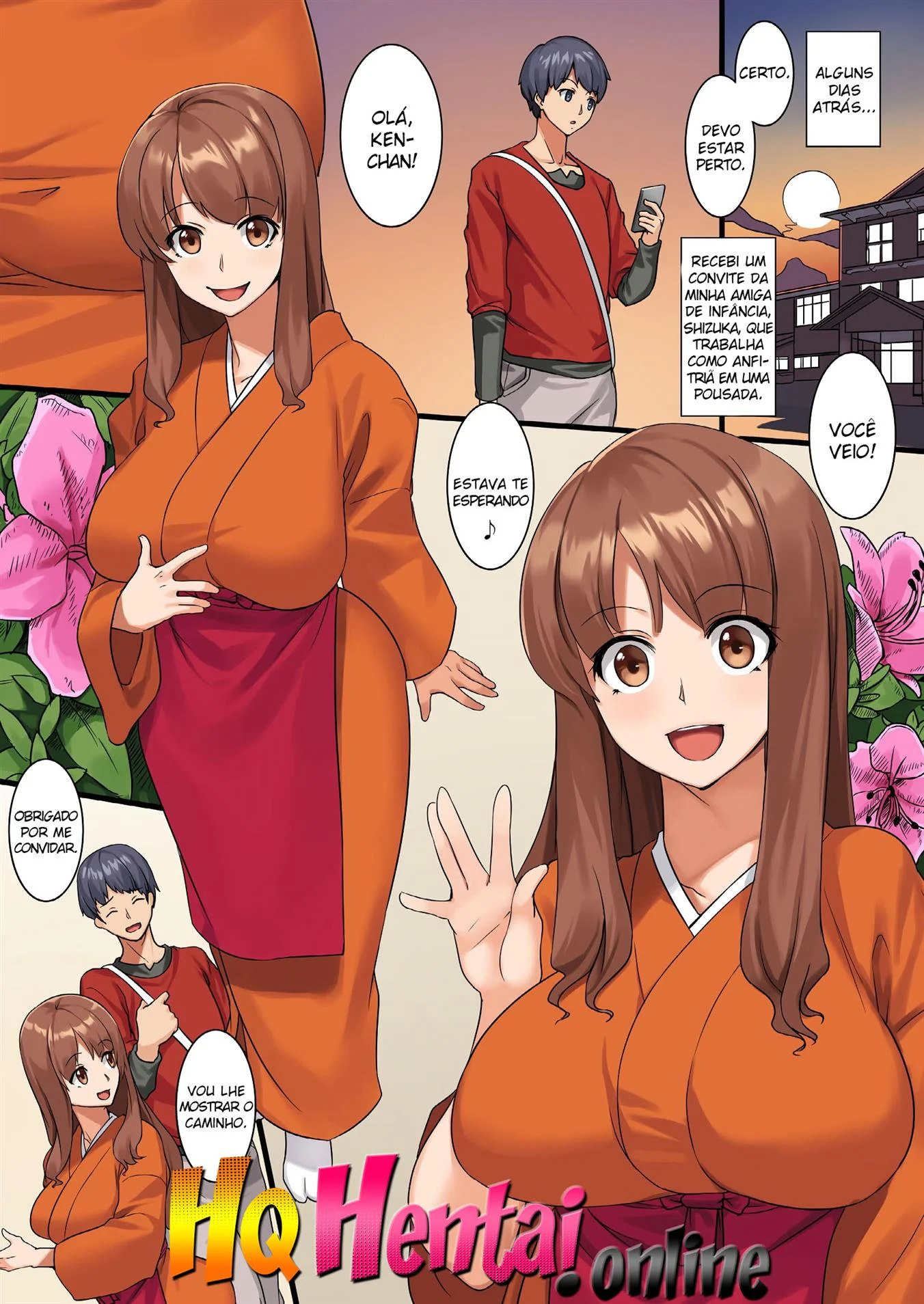 Noite de sexo no hotel das fontes termais – Sexo Grupal – Tradução Nacional