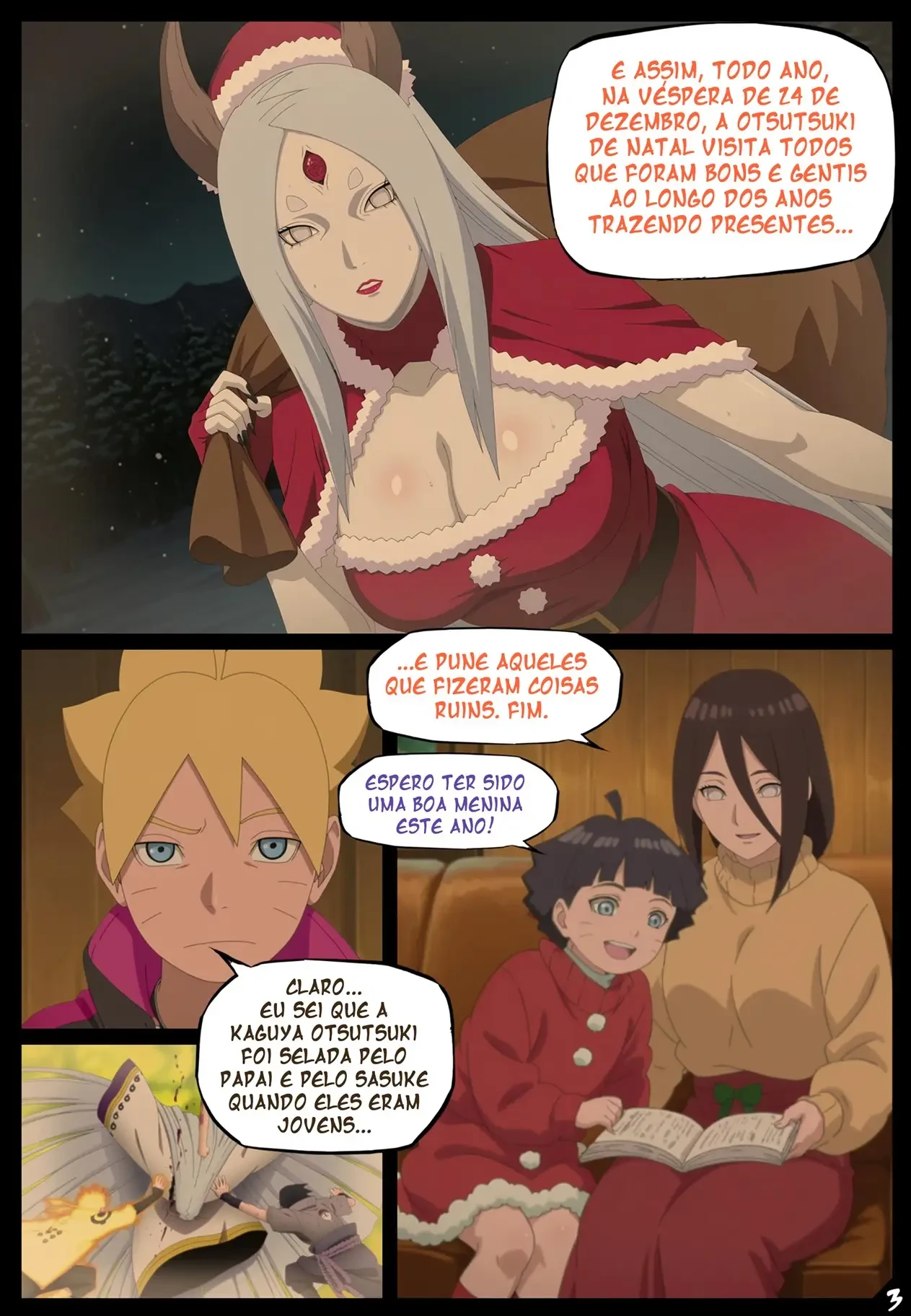 Noite Quente de Natal &ndash; Boruto hentai &ndash; Tradu&ccedil;&atilde;o Completa