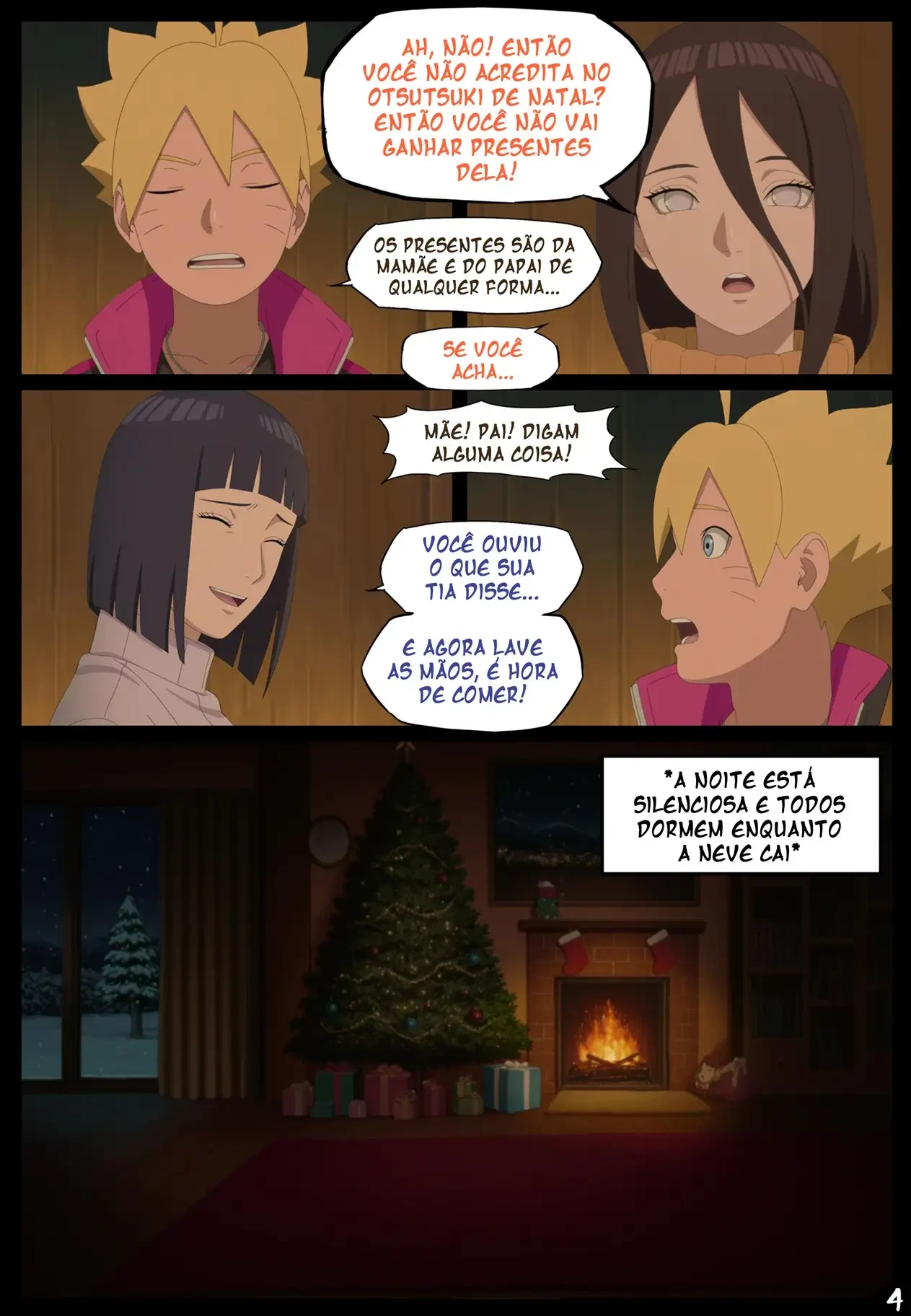 Noite Quente de Natal &ndash; Boruto hentai &ndash; Tradu&ccedil;&atilde;o Completa