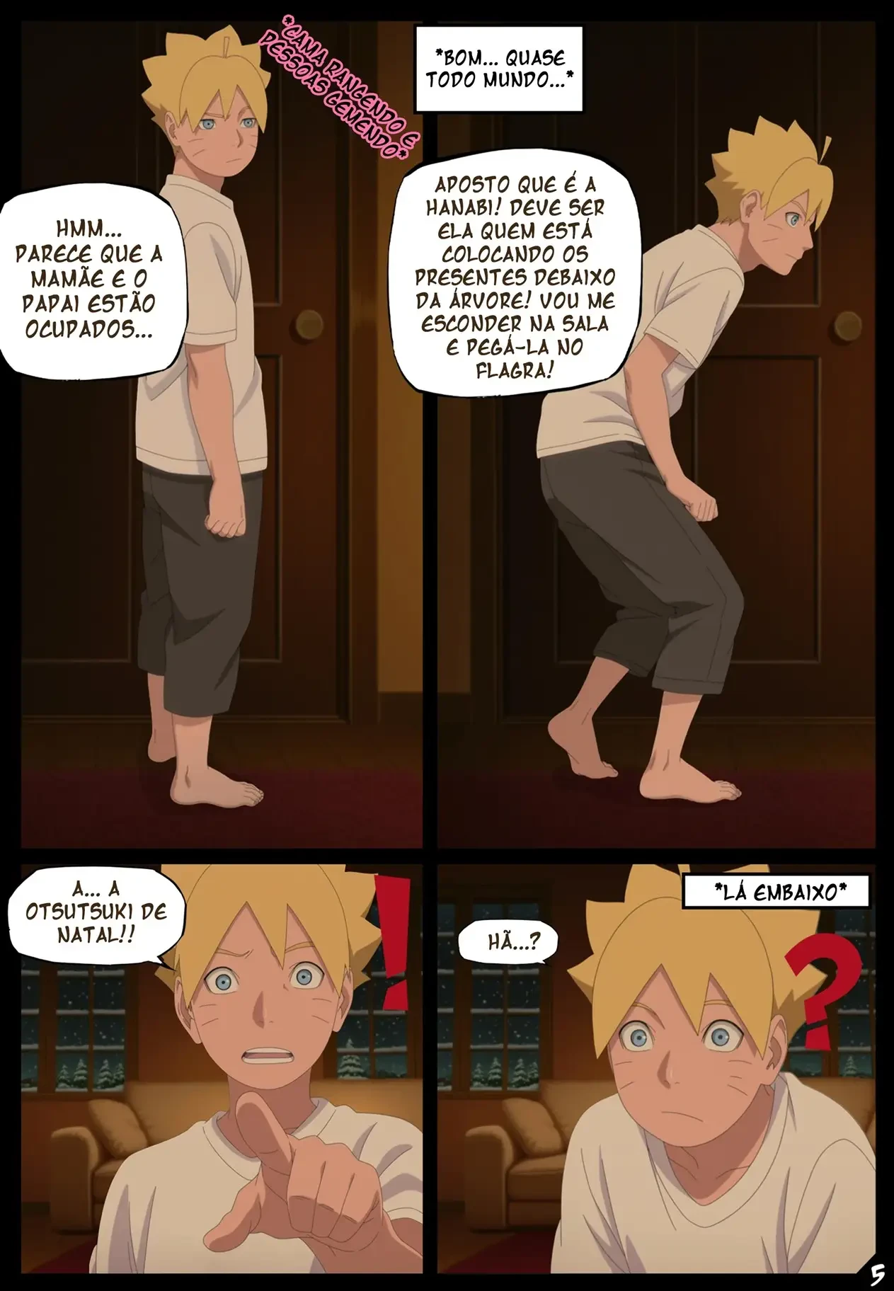 Noite Quente de Natal &ndash; Boruto hentai &ndash; Tradu&ccedil;&atilde;o Completa