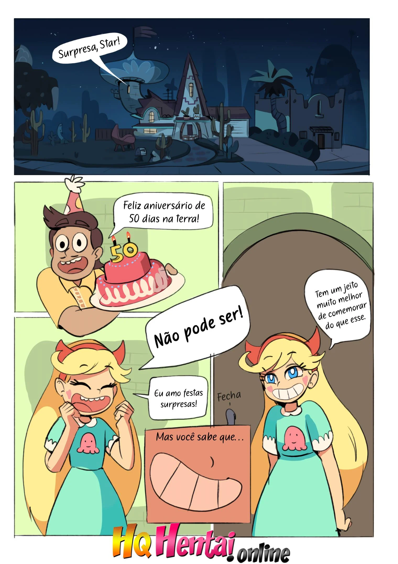 O Aniversário da Star – HQ Porno – Tradução Nacional