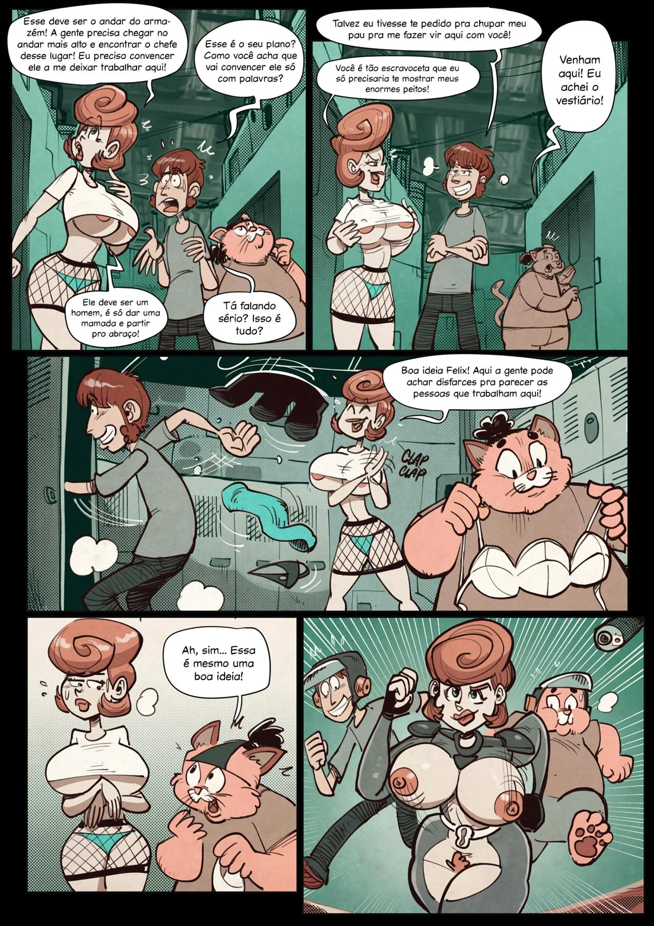 O bordel espacial &ndash; Tent&aacute;culos &ndash; Quadrinho em Portugu&ecirc;s PT-BR