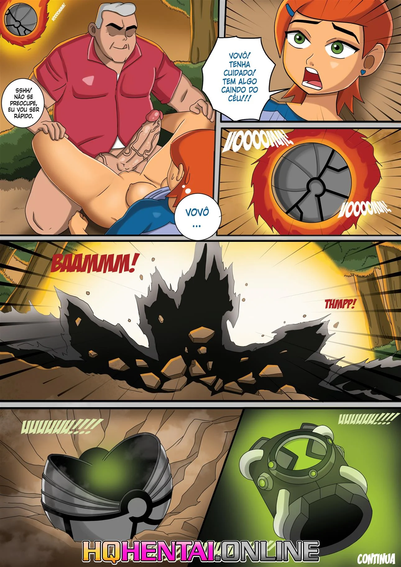 O bund&atilde;o da Gwen &ndash; Ben 10 Porn&ocirc; &ndash; Todo Traduzido