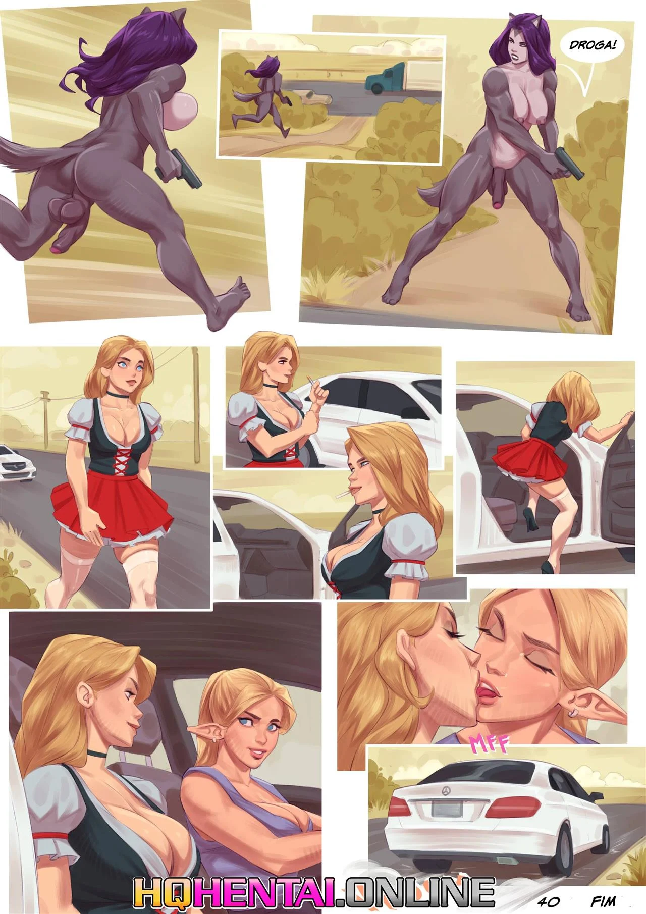 O caso quente da Chapeuzinho Vermelho &ndash; MILF &ndash; Quadrinho De Sexo Em PT-BR