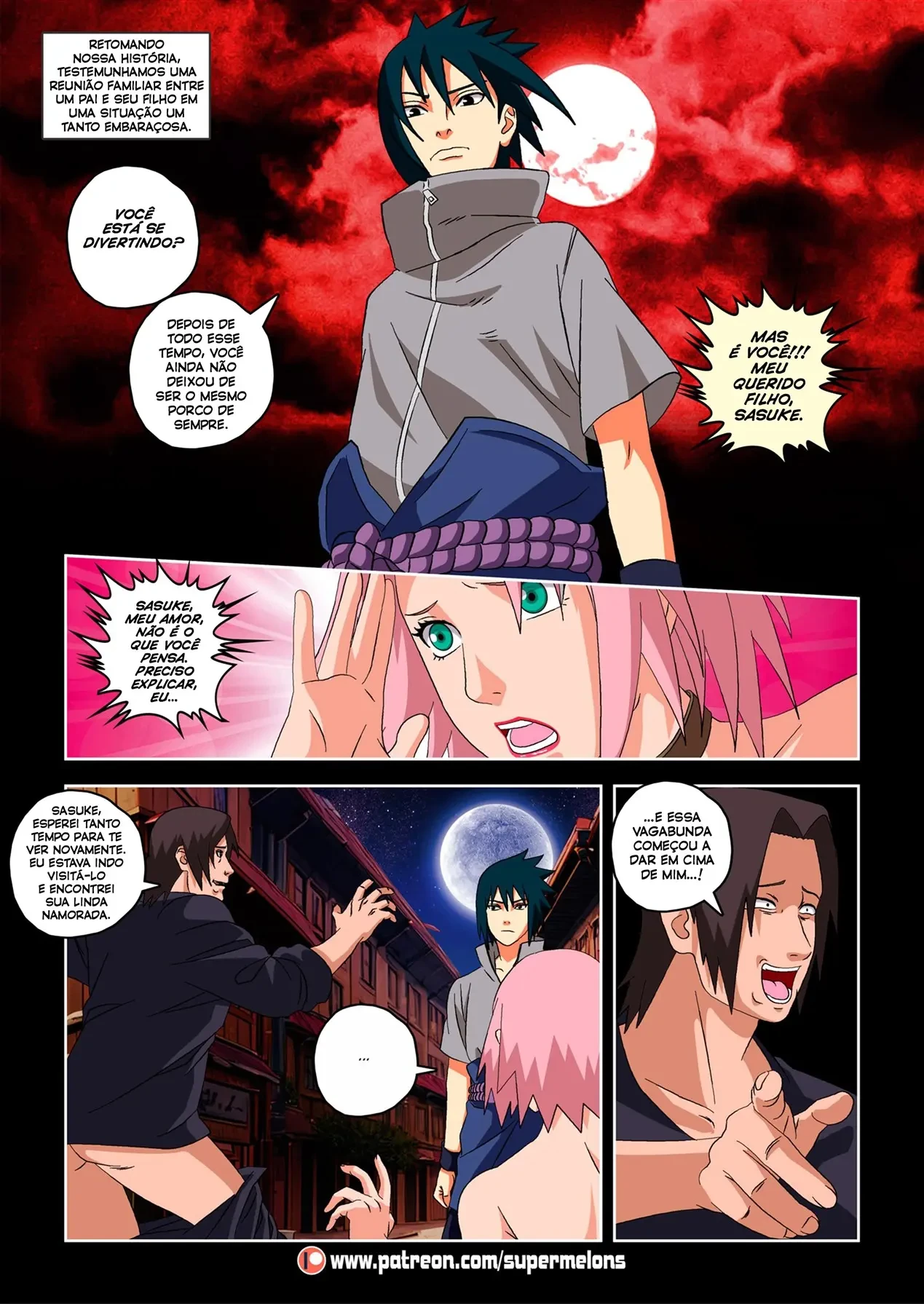 O Cometa Vermelho &ndash; Exibicionismo &ndash; Quadrinho De Sexo Em PT-BR