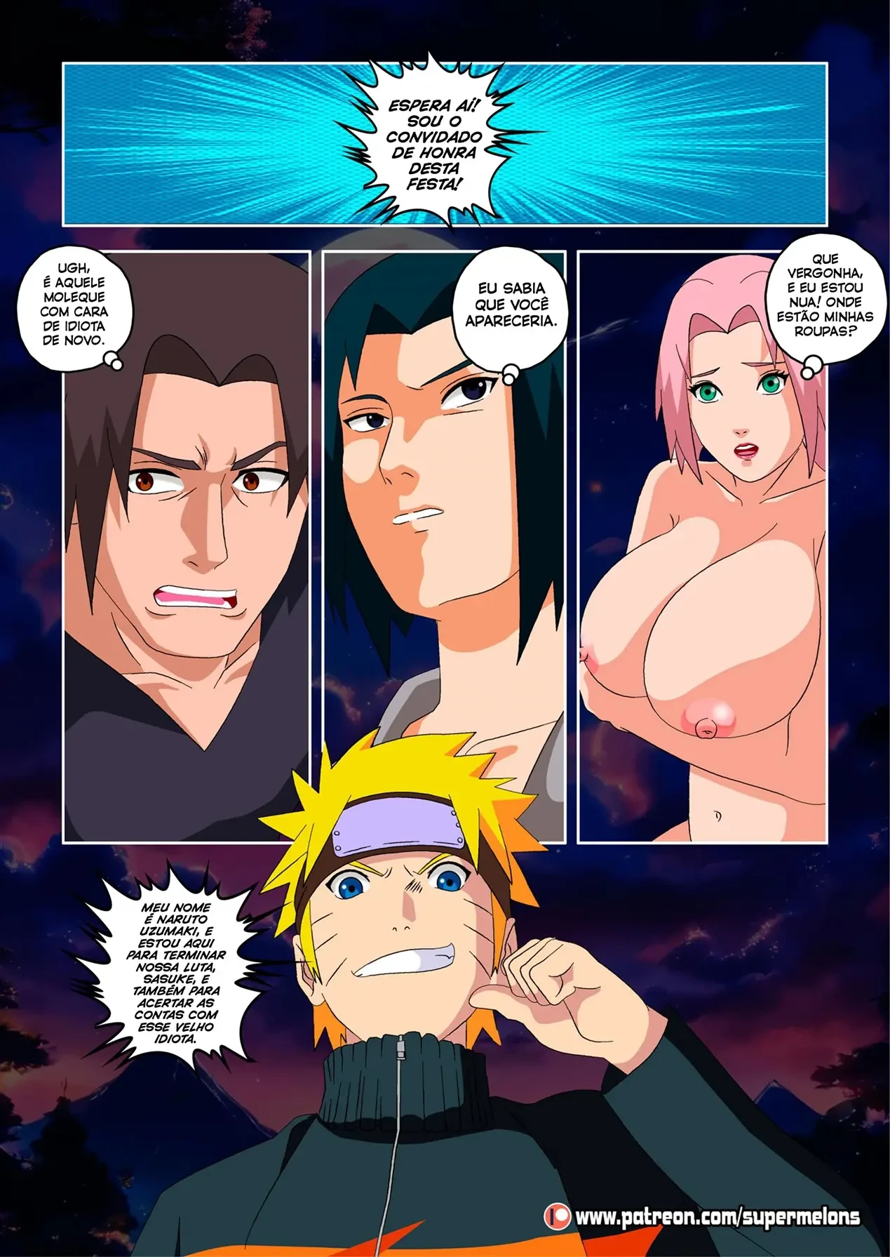 O Cometa Vermelho &ndash; Exibicionismo &ndash; Quadrinho De Sexo Em PT-BR