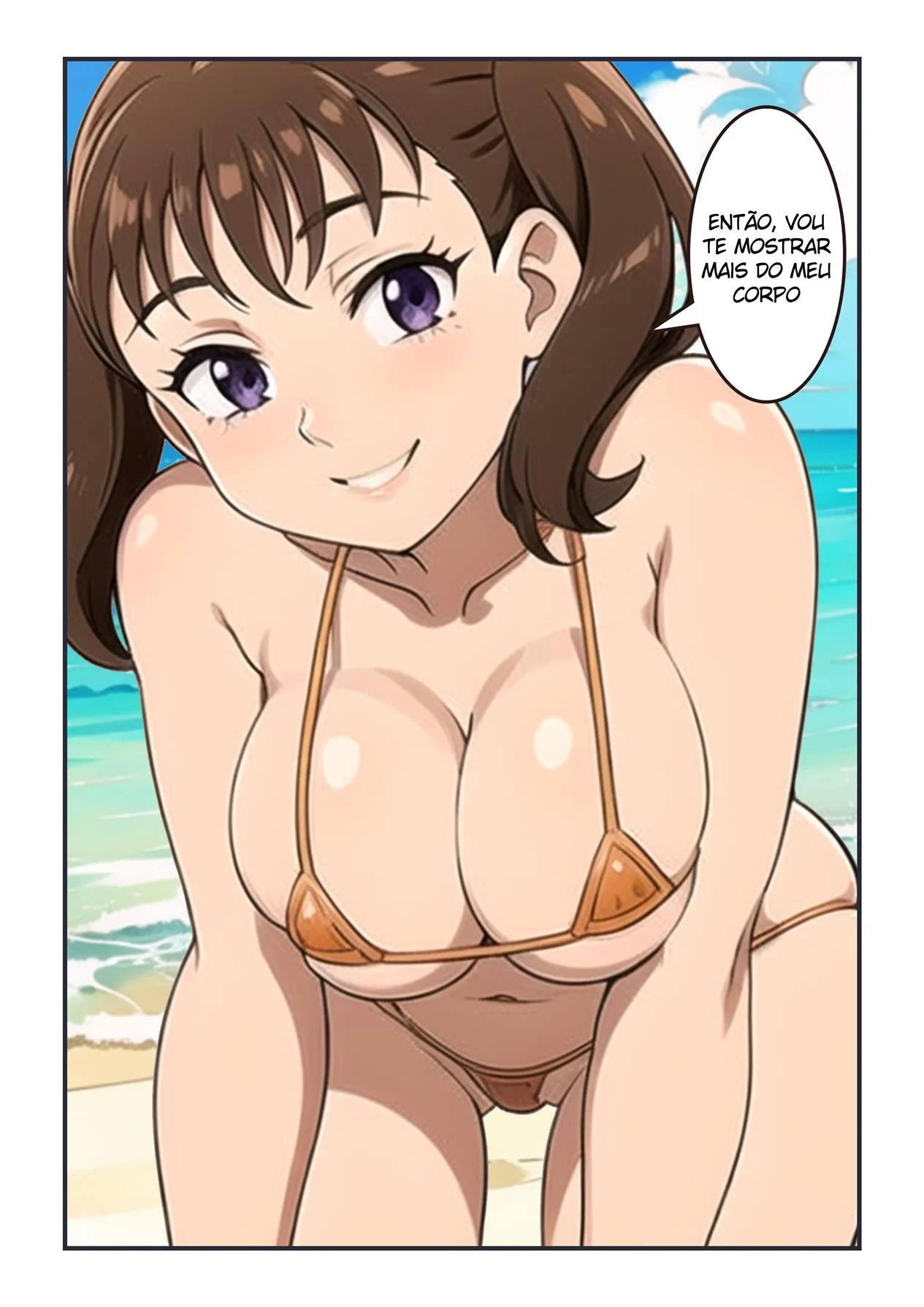 O Corpo Sensual de Diane – Diane Hentai – Quadrinho em Português PT-BR