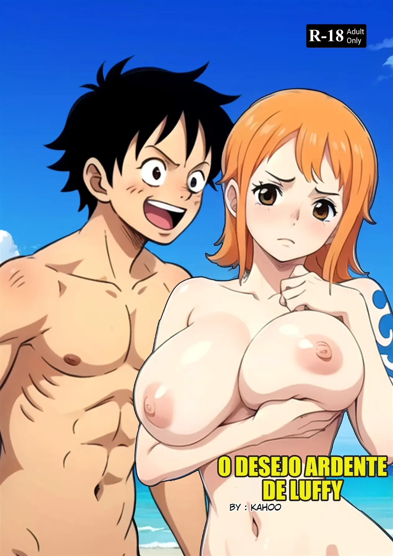O Desejo Ardente de Luffy &ndash; Nami Hentai &ndash; Quadrinho em Portugu&ecirc;s PT-BR