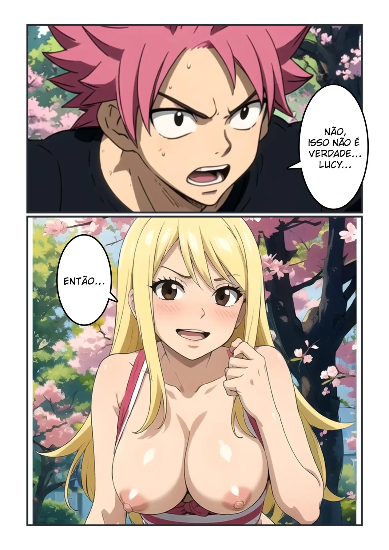 O Desejo de Lucy e Natsu &ndash; Hentai &ndash; Legendas em PT-BR