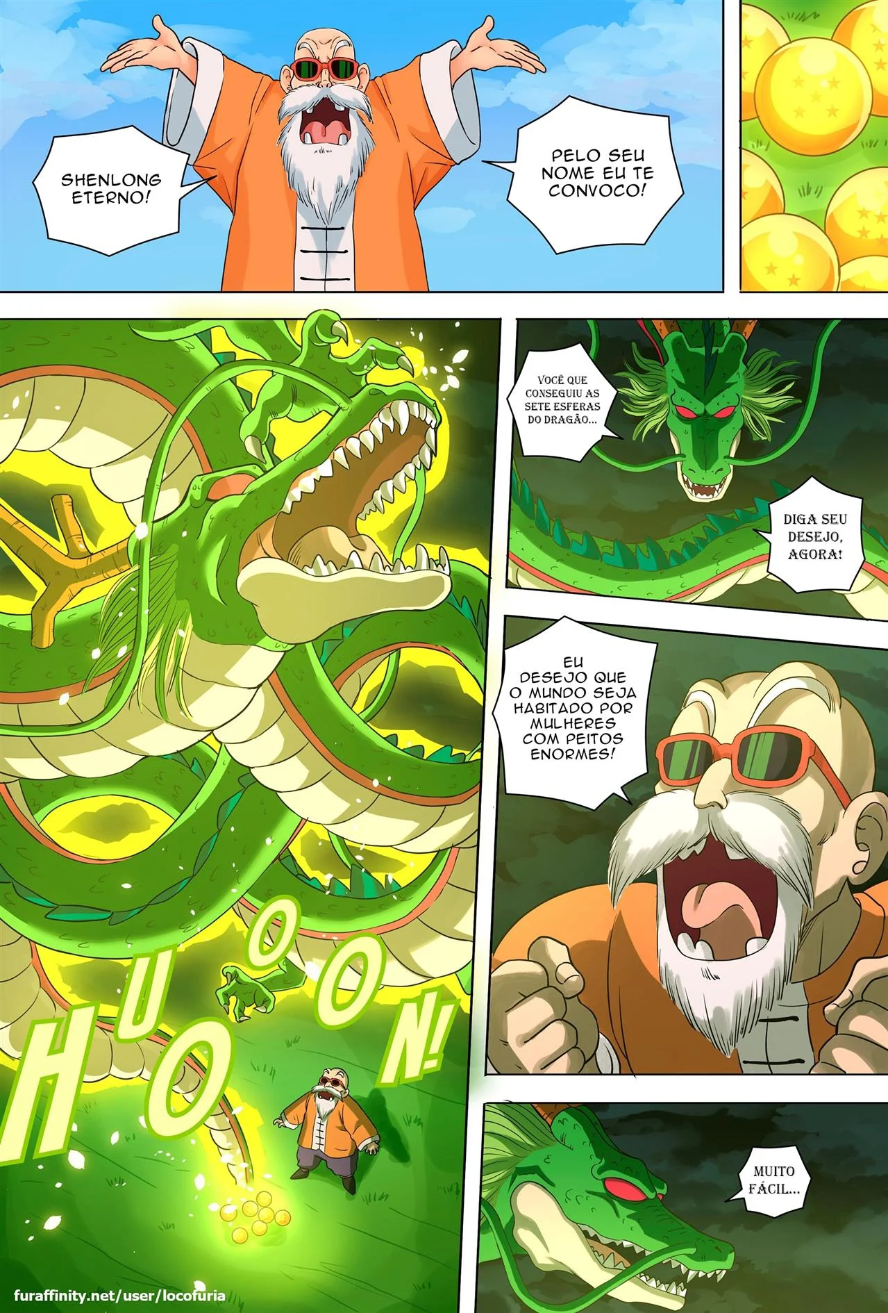 O Desejo Errado 2 &ndash; Dragon Ball Hentai &ndash; Quadrinho em Portugu&ecirc;s PT-BR