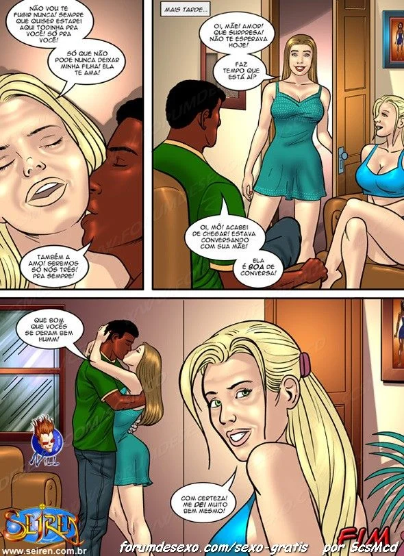 O dia da sogra - Contos pornos ilustrados