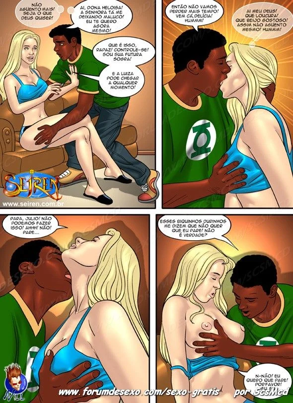 O dia da sogra - Contos pornos ilustrados