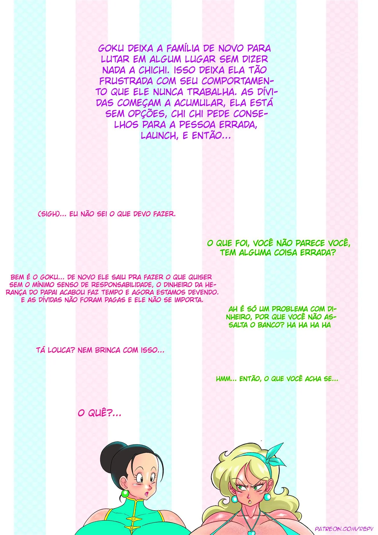 O empr&eacute;stimo de Chichi &ndash; Gozando Dentro &ndash; Quadrinho em Portugu&ecirc;s PT-BR