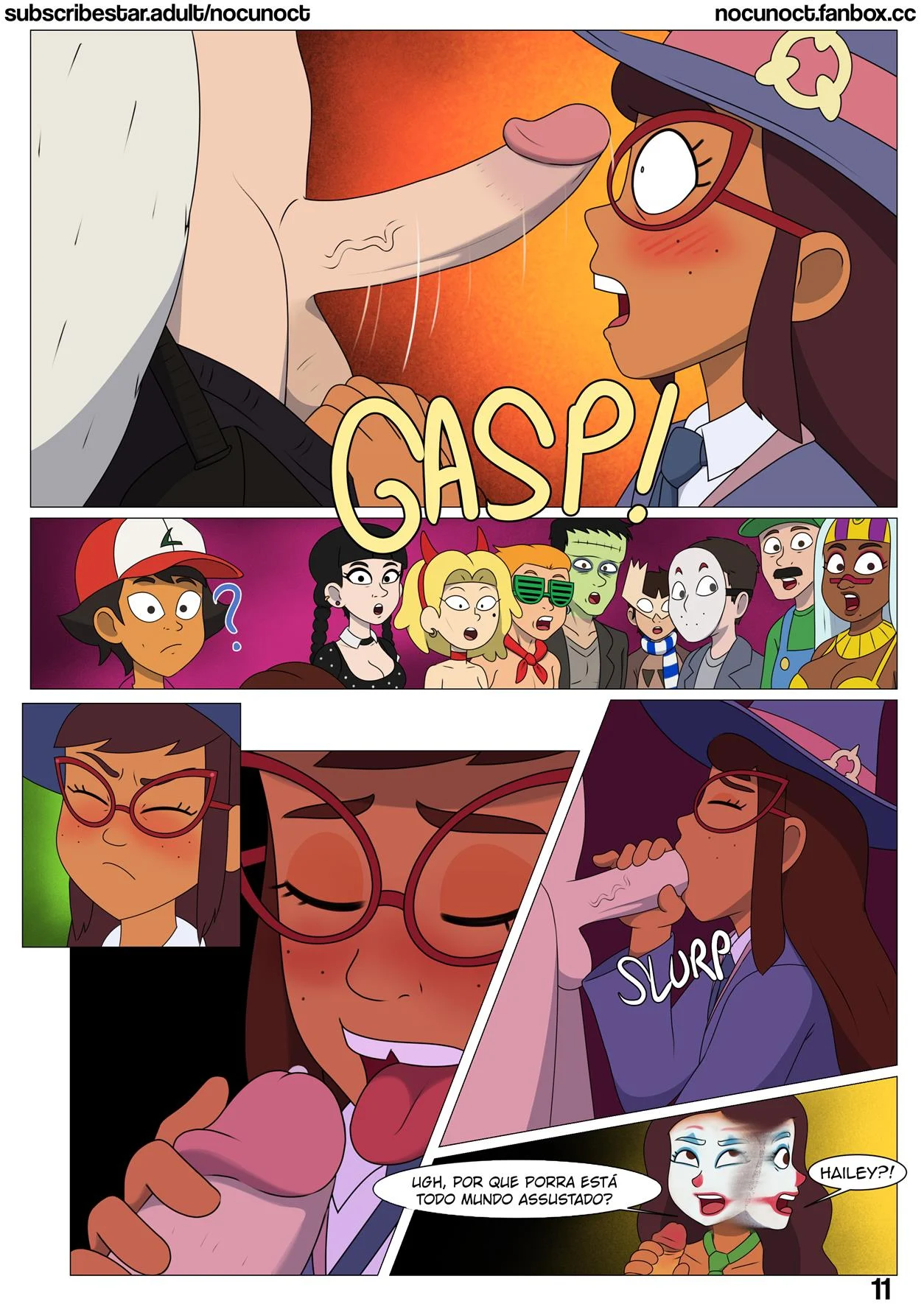 O Halloween Safado da Hailey &ndash; Hailey's On It Hentai &ndash; Sem Censura