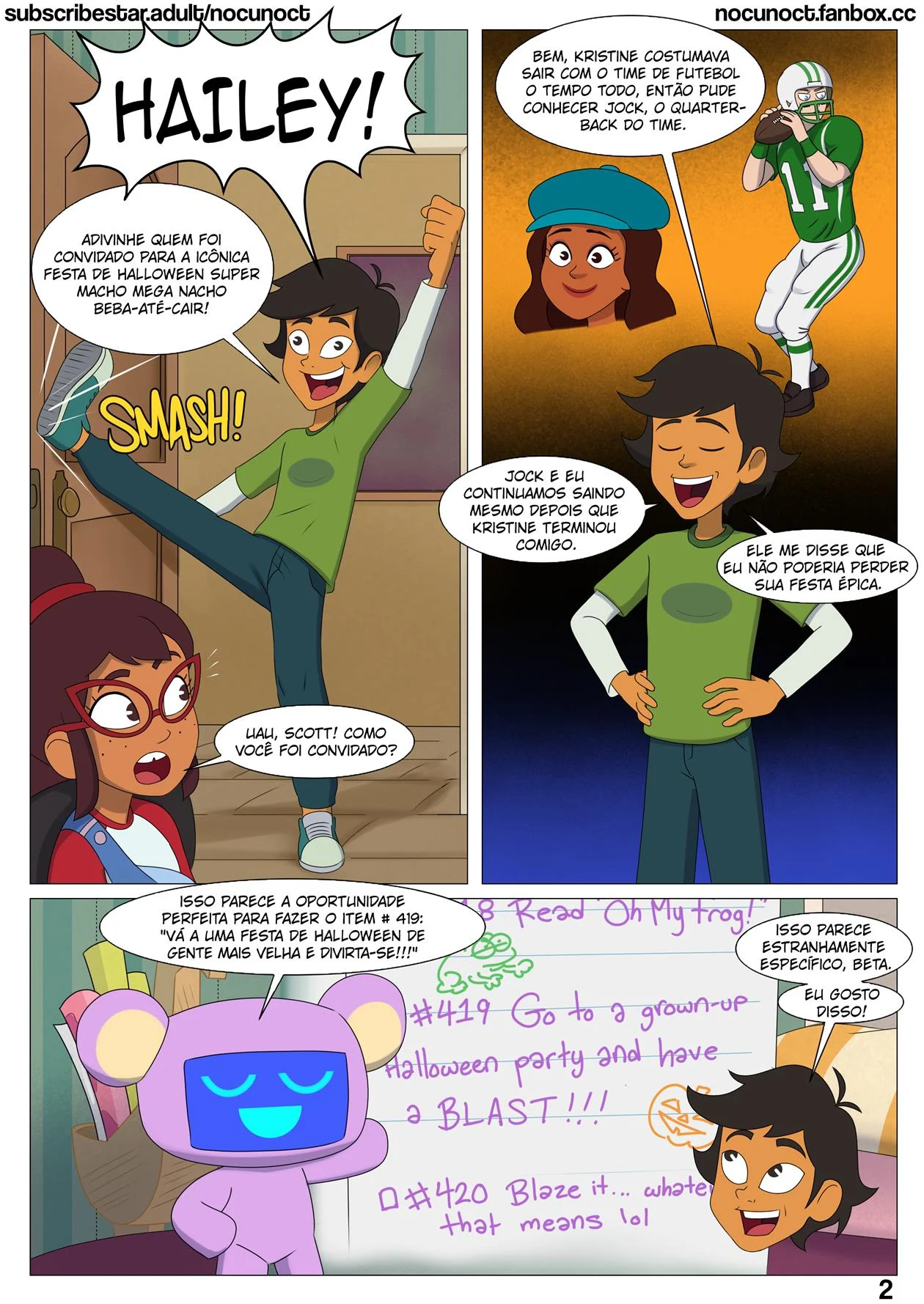 O Halloween Safado da Hailey &ndash; Hailey's On It Hentai &ndash; Sem Censura