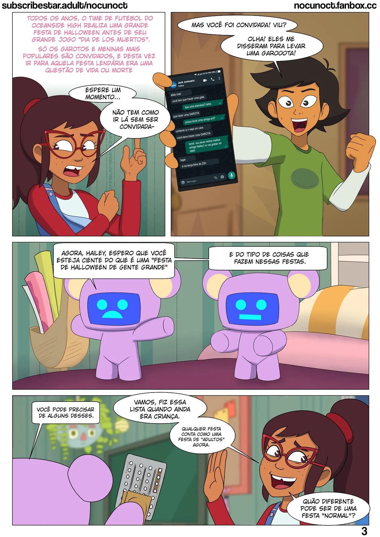 O Halloween Safado da Hailey &ndash; Hailey's On It Hentai &ndash; Sem Censura