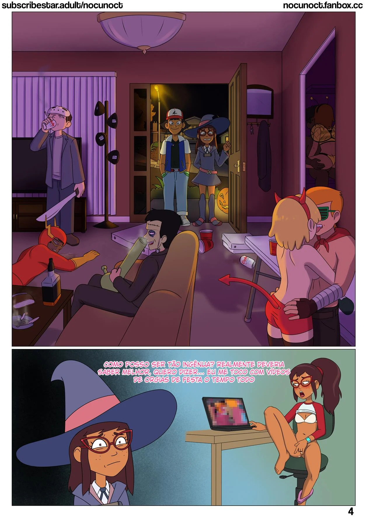 O Halloween Safado da Hailey &ndash; Hailey's On It Hentai &ndash; Sem Censura