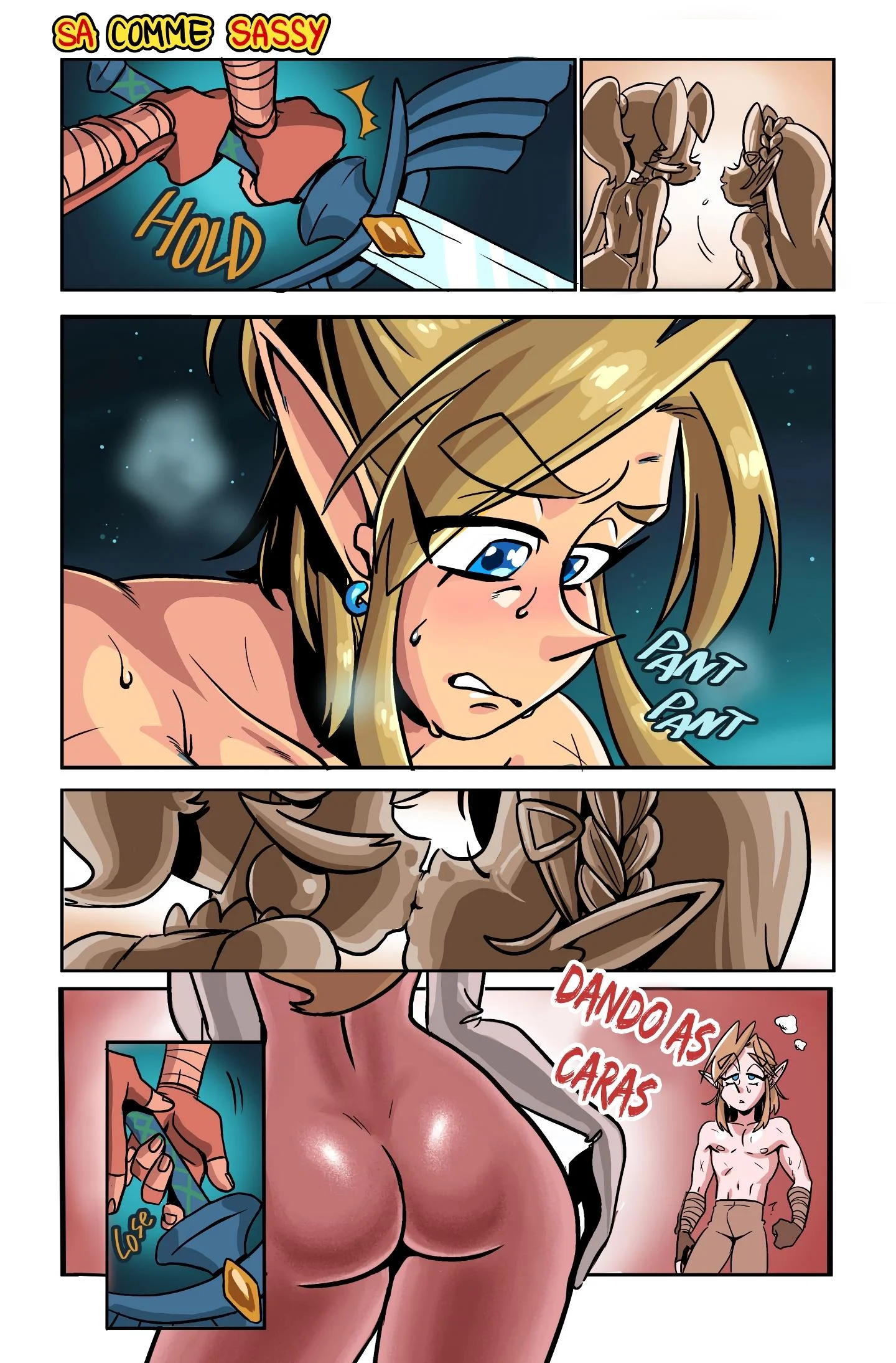 O herói de Hyrule – Super Mario Hentai – Quadrinho De Sexo Em PT-BR